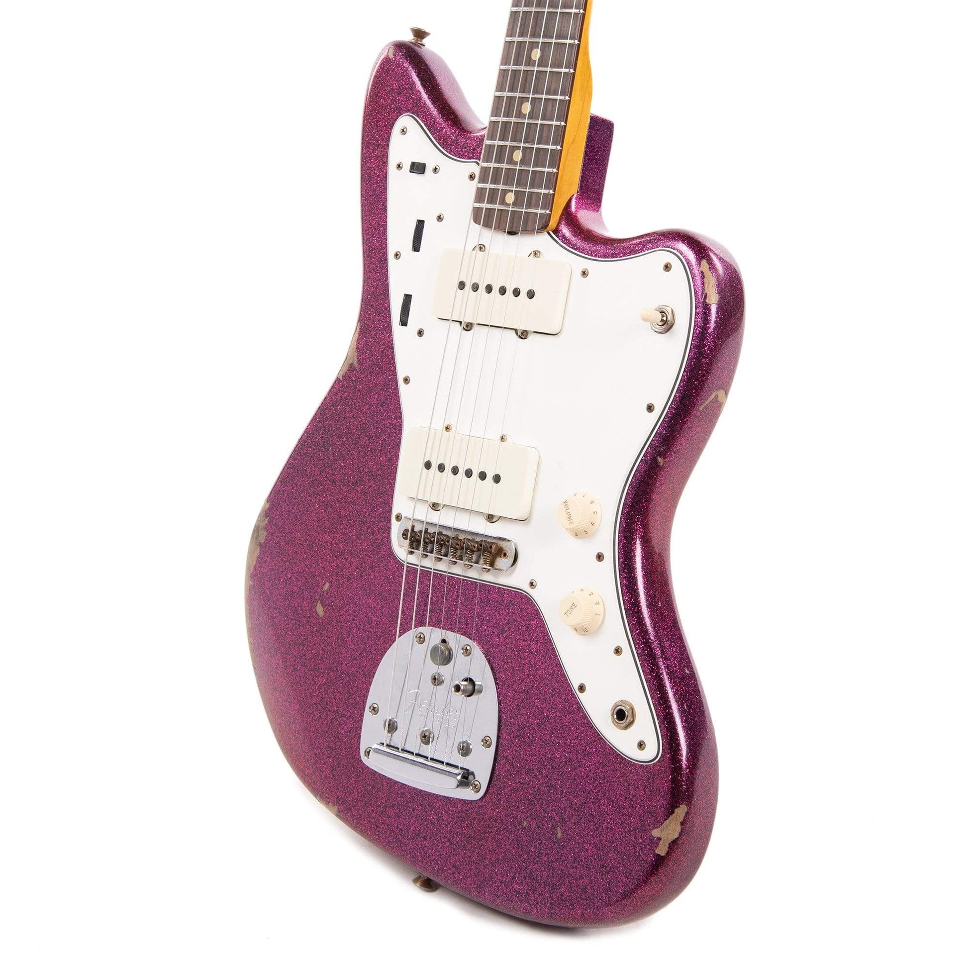 Fender Custom Shop 1962 Jazzmaster "Chicago Special" Heavy Relic Aged Magenta Sparkle Electric Guitars / Solid Body