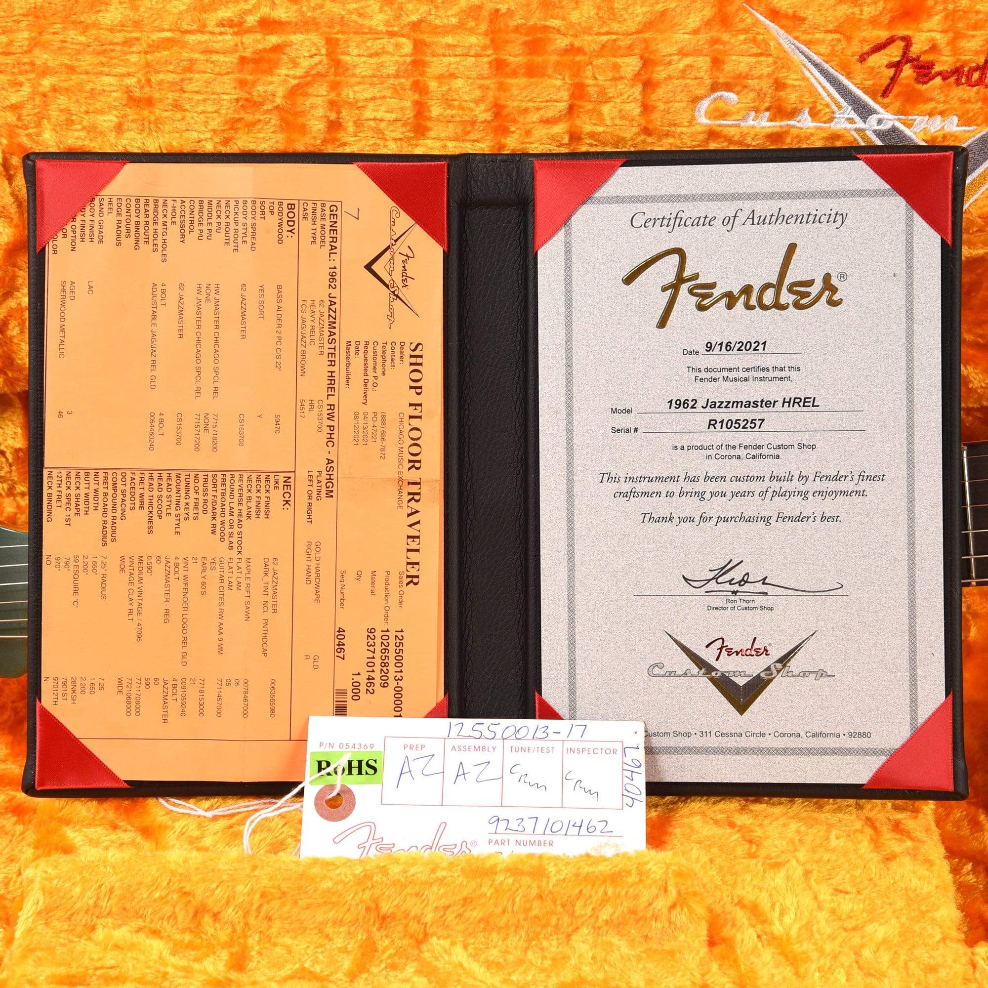 Fender Custom Shop 1962 Jazzmaster 