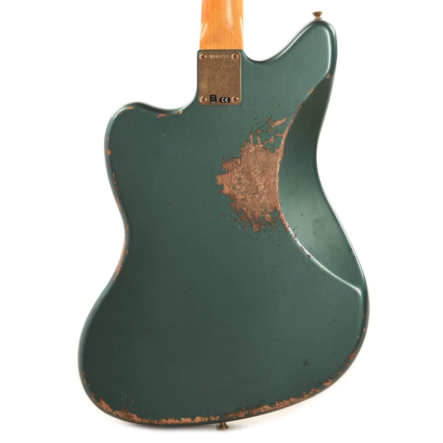 Fender Custom Shop 1962 Jazzmaster "Chicago Special" Heavy Relic Aged Sherwood Green w/Gold Hardware & Painted Headcap Electric Guitars / Solid Body