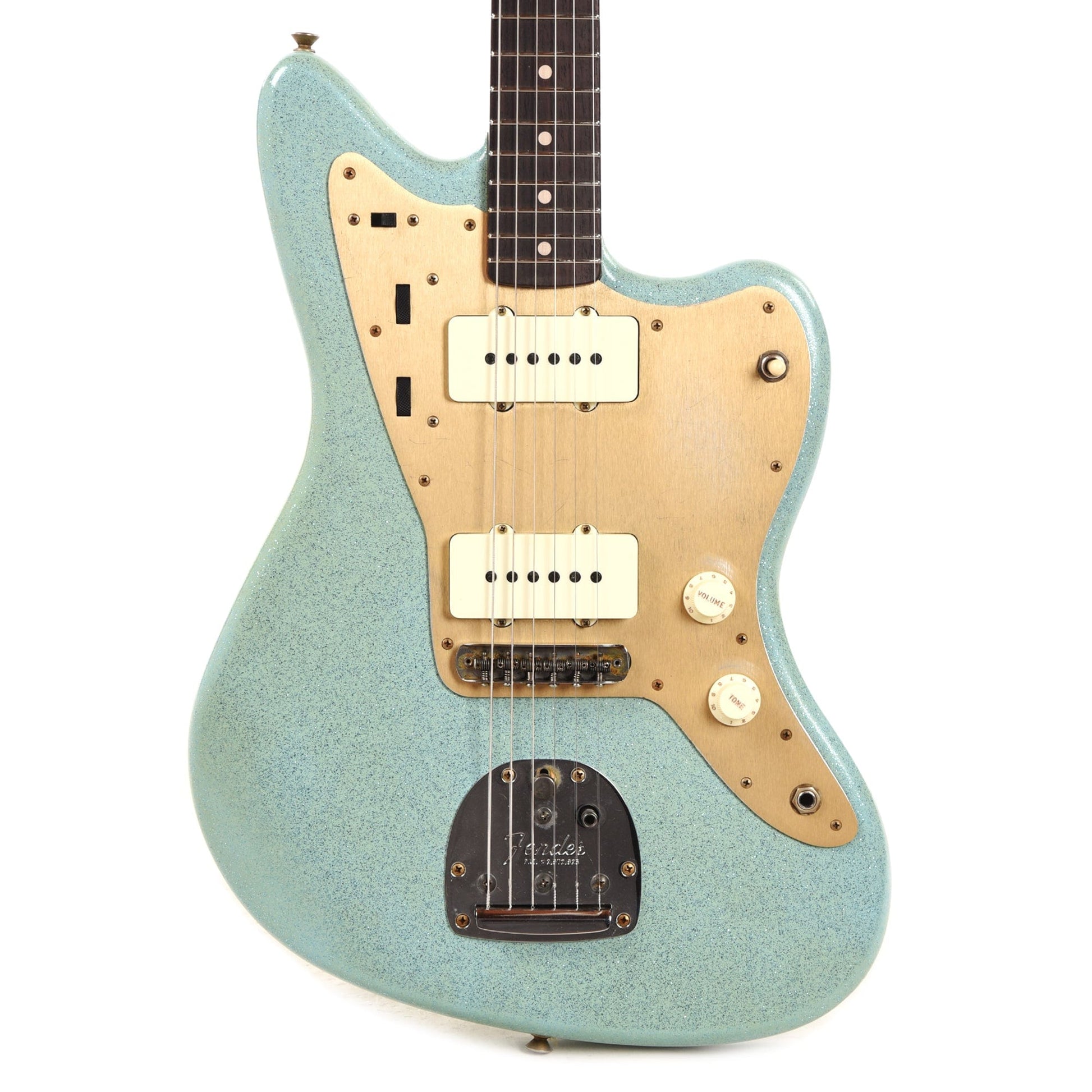 Fender Custom Shop 1962 Jazzmaster "Chicago Special" Journeyman Aged Daphne Blue Sparkle w/Roasted Maple Neck Electric Guitars / Solid Body