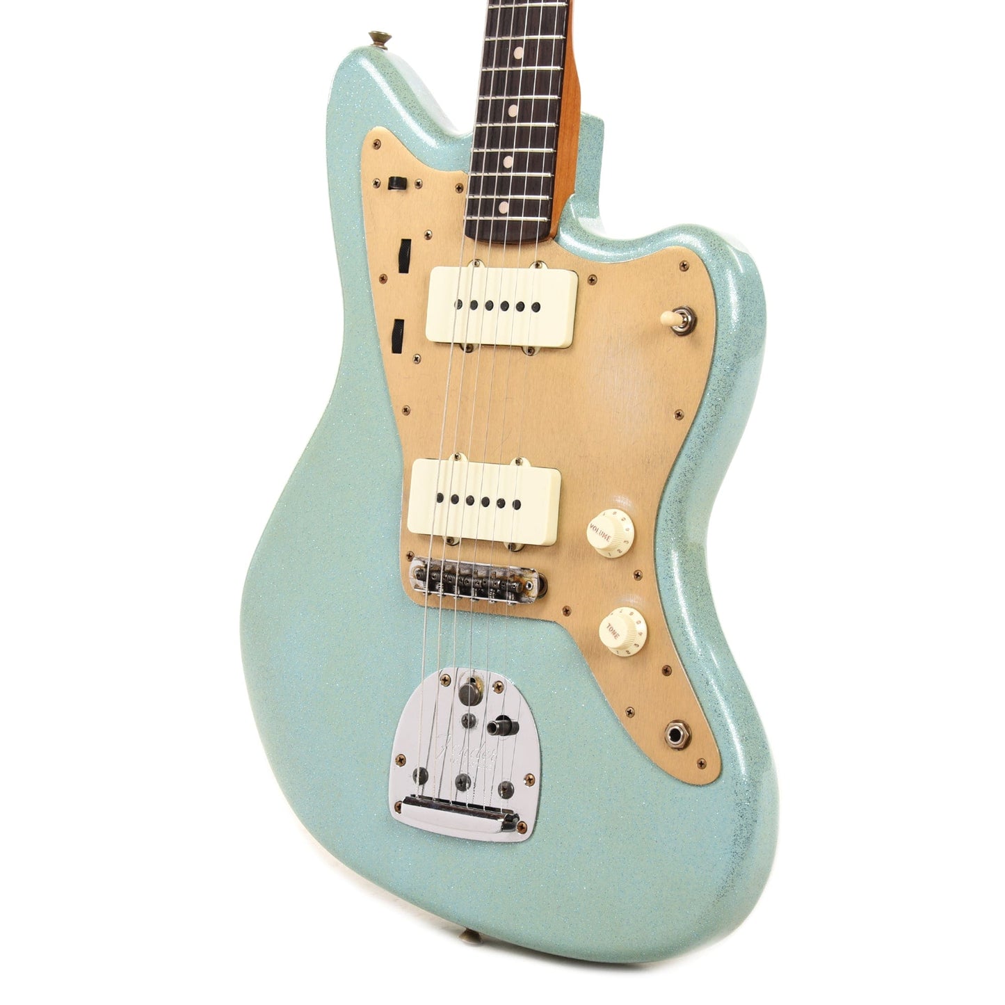 Fender Custom Shop 1962 Jazzmaster "Chicago Special" Journeyman Aged Daphne Blue Sparkle w/Roasted Maple Neck Electric Guitars / Solid Body