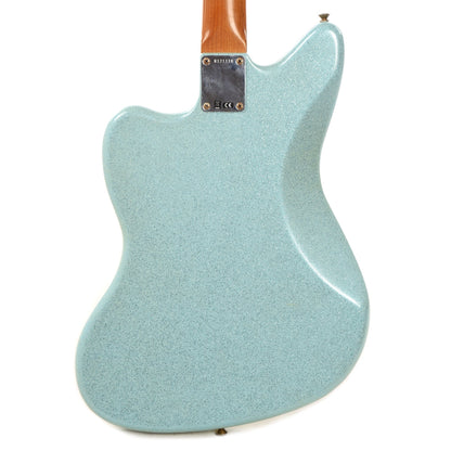 Fender Custom Shop 1962 Jazzmaster "Chicago Special" Journeyman Aged Daphne Blue Sparkle w/Roasted Maple Neck Electric Guitars / Solid Body