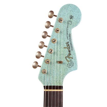 Fender Custom Shop 1962 Jazzmaster "Chicago Special" Journeyman Aged Daphne Blue Sparkle w/Roasted Maple Neck Electric Guitars / Solid Body