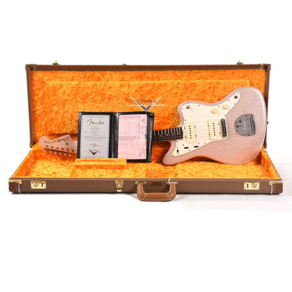 Fender Custom Shop 1962 Jazzmaster "Chicago Special" Journeyman Aged Shell Pink Sparkle w/Parchment Pickguard & Painted Headcap Electric Guitars / Solid Body
