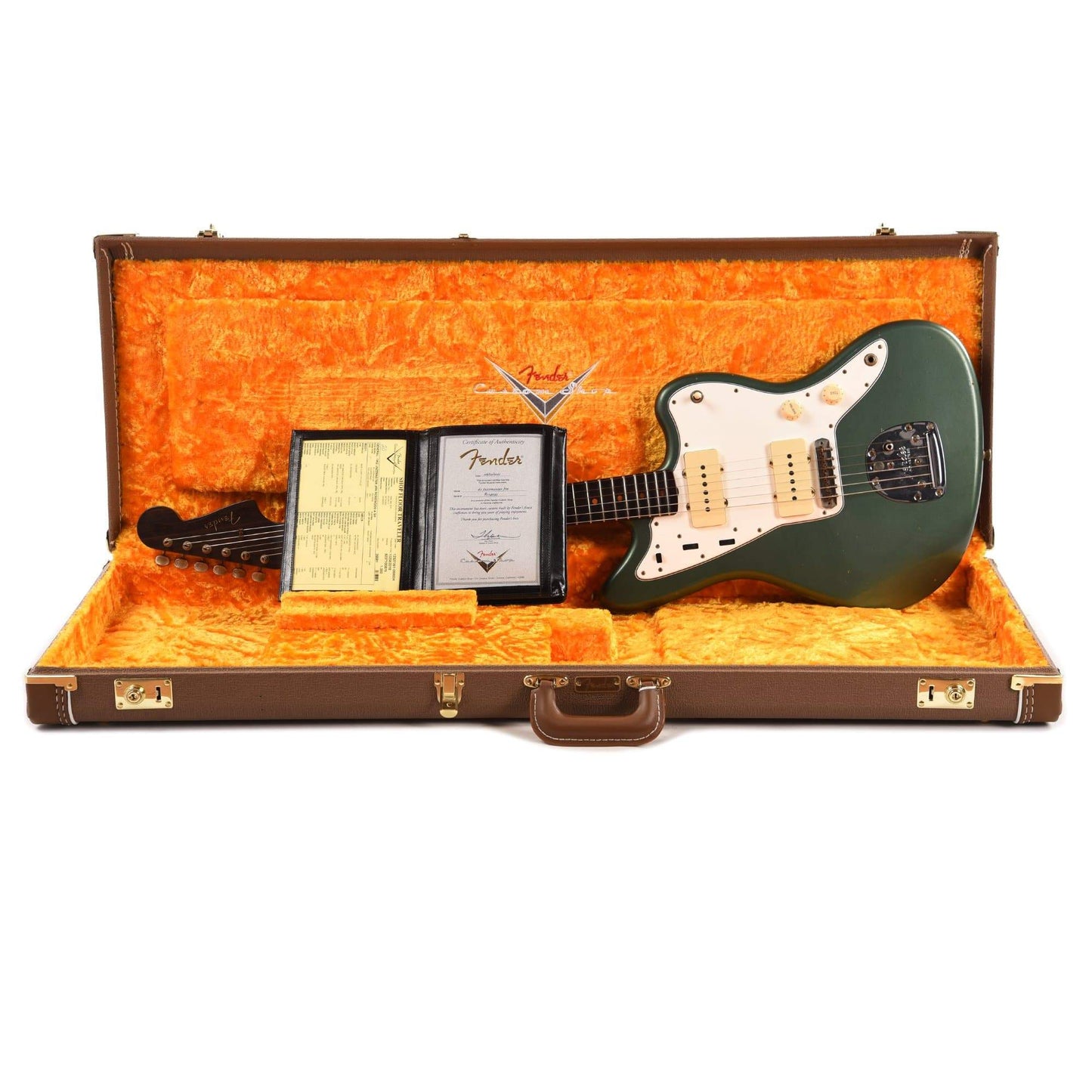 Fender Custom Shop 1962 Jazzmaster "Chicago Special" Journeyman Aged Sherwood Metallic w/Rosewood Neck Electric Guitars / Solid Body