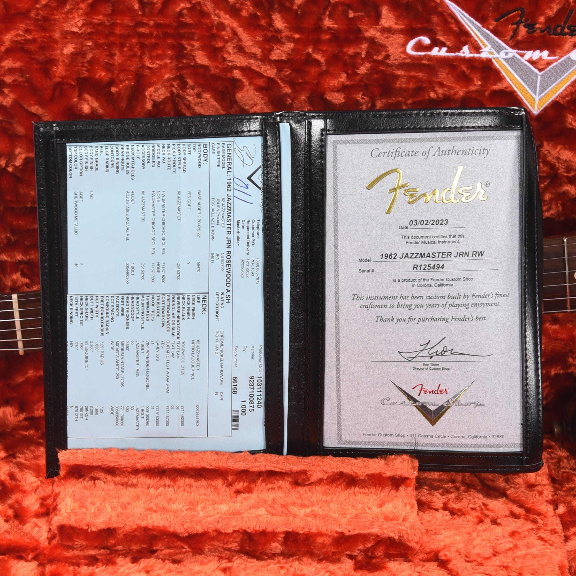 Fender Custom Shop 1962 Jazzmaster 