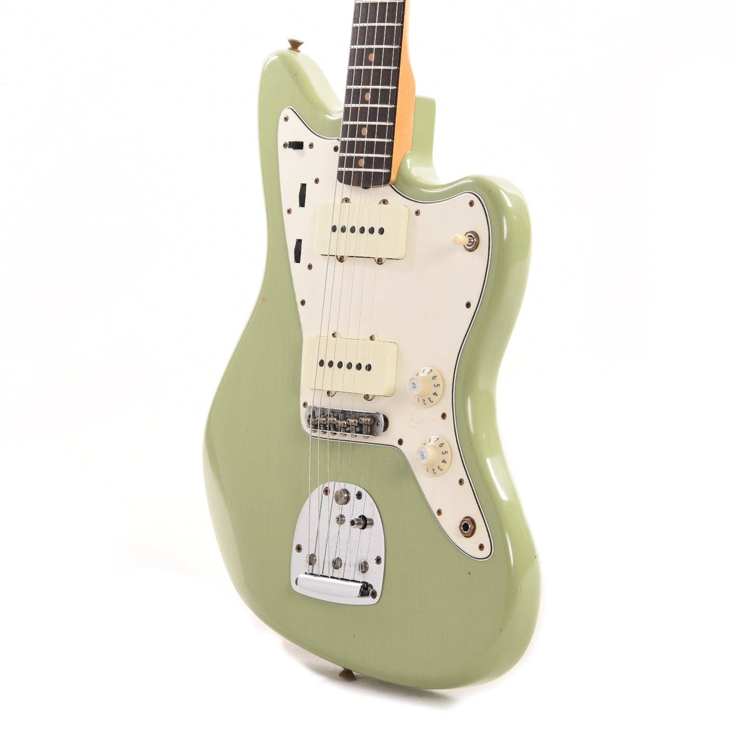 Fender Custom Shop 1962 Jazzmaster "Chicago Special" Journeyman Faded Sweet Pea Green w/Painted Headcap Electric Guitars / Solid Body