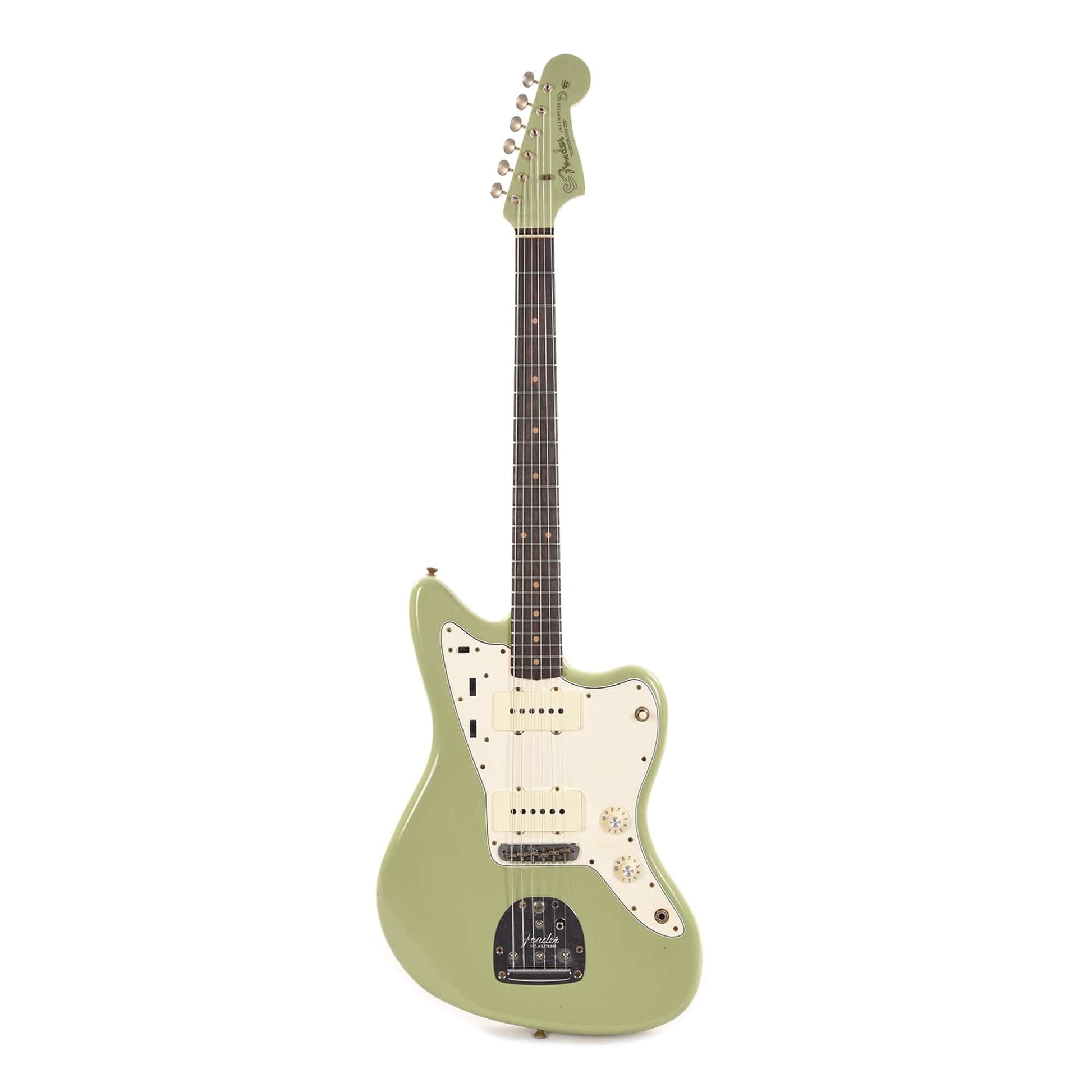 Fender Custom Shop 1962 Jazzmaster "Chicago Special" Journeyman Faded Sweet Pea Green w/Painted Headcap Electric Guitars / Solid Body