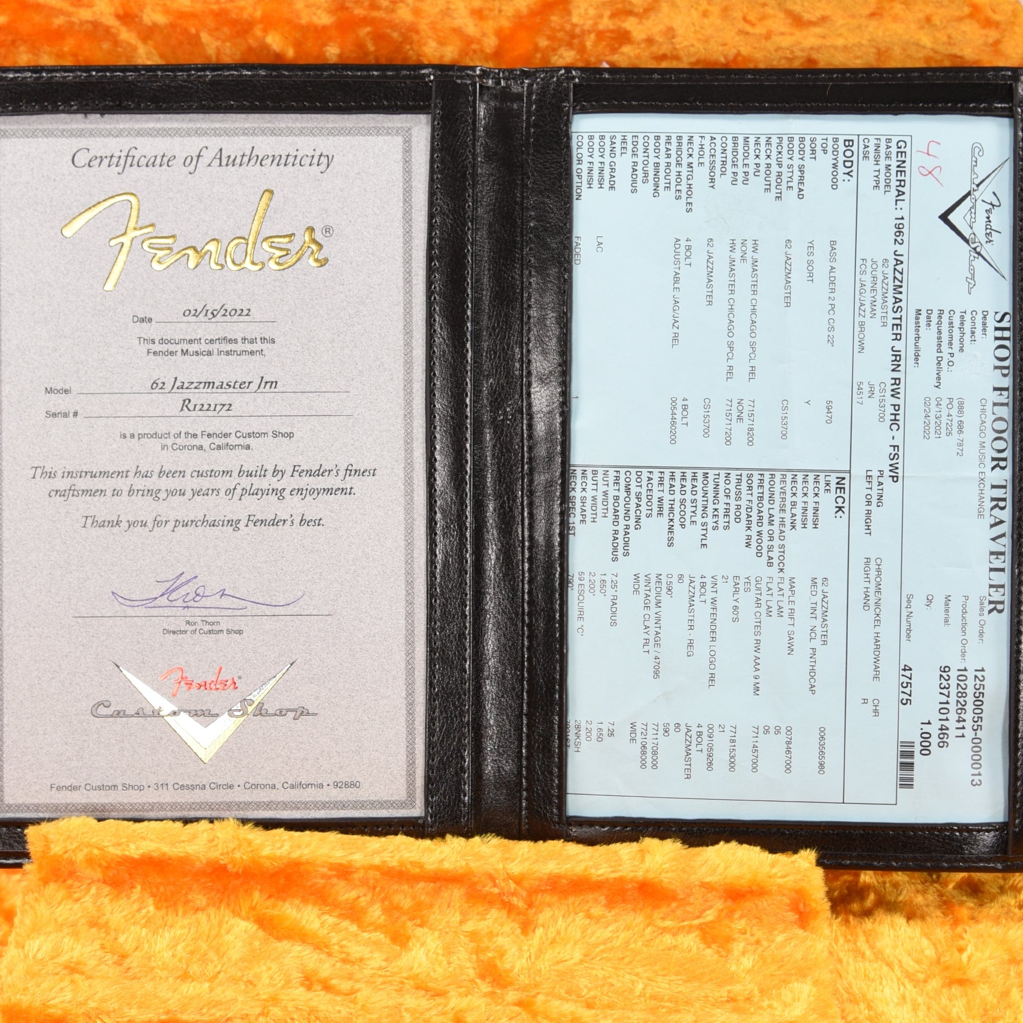 Fender Custom Shop 1962 Jazzmaster 