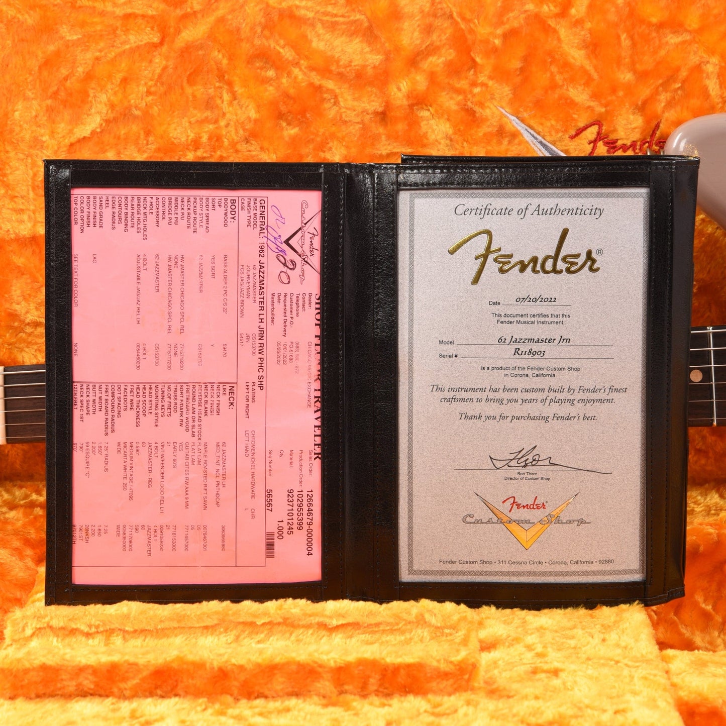 Fender Custom Shop 1962 Jazzmaster "Chicago Special" LEFTY Journeyman Dirty Aged Shell Pink Electric Guitars / Solid Body