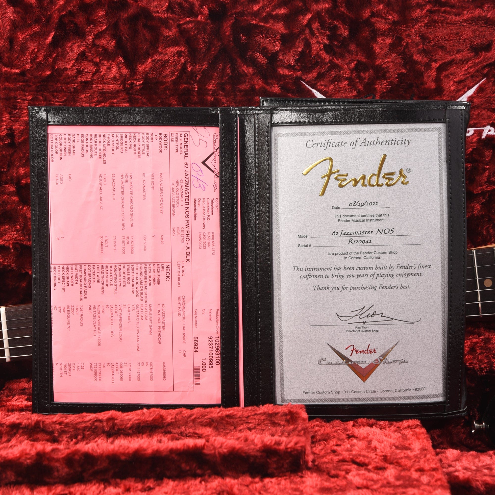 Fender Custom Shop 1962 Jazzmaster 