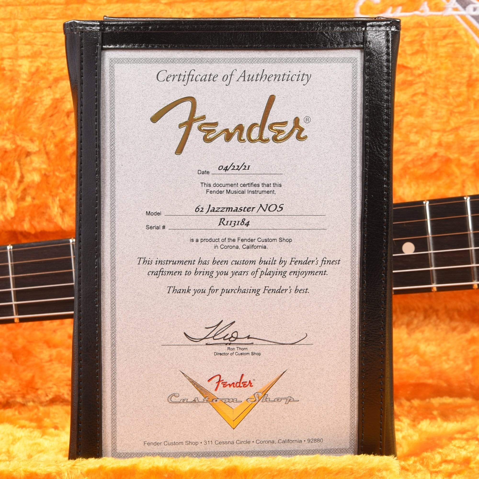 Fender Custom Shop 1962 Jazzmaster 