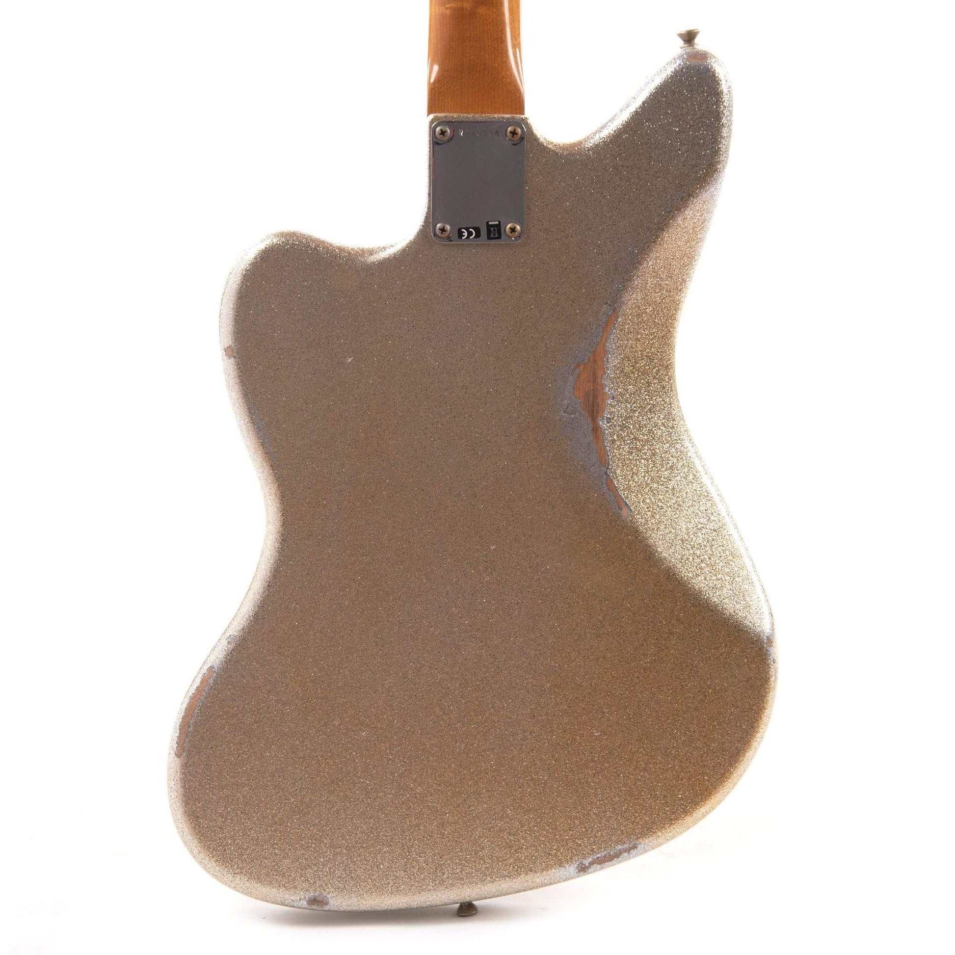 Fender Custom Shop 1962 Jazzmaster "Chicago Special" Relic Super Aged Silver Sparkle w/Roasted Maple Neck Electric Guitars / Solid Body