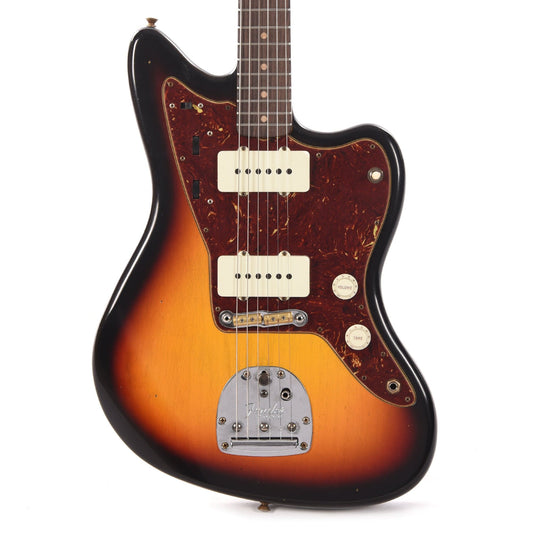 Fender Custom Shop 1962 Jazzmaster Journeyman Relic Aged 3-Color Sunburst Electric Guitars / Solid Body