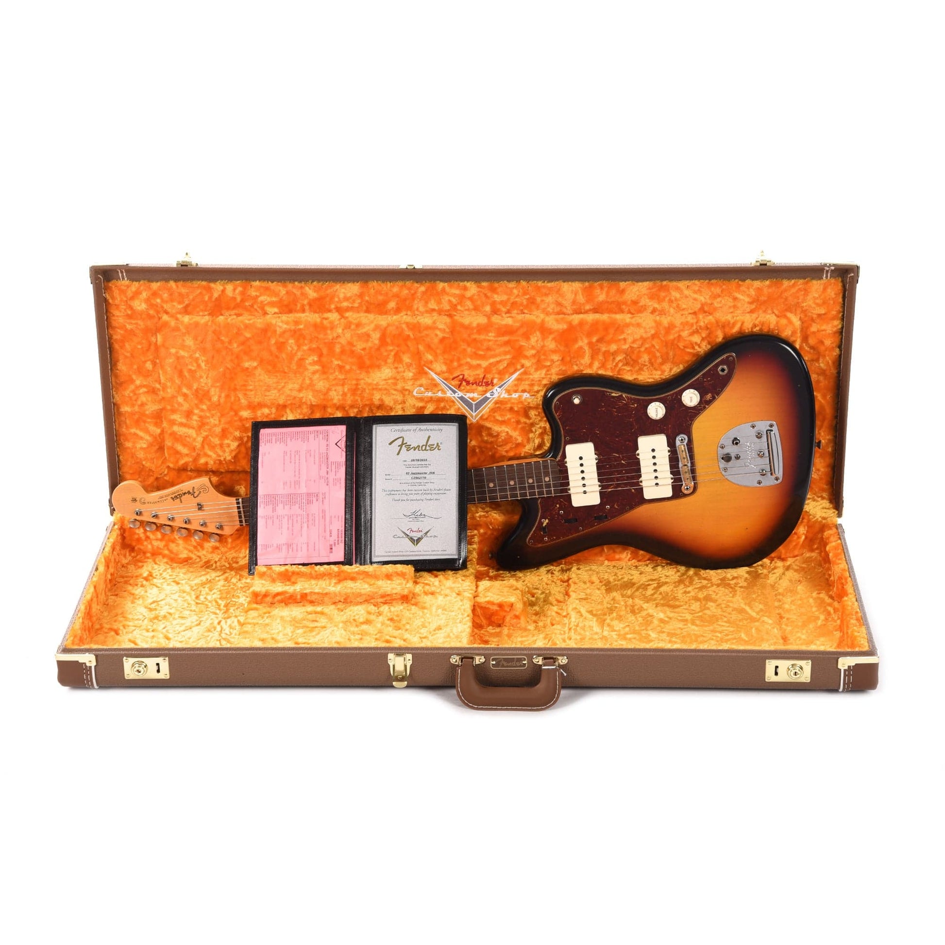 Fender Custom Shop 1962 Jazzmaster Journeyman Relic Aged 3-Color Sunburst Electric Guitars / Solid Body