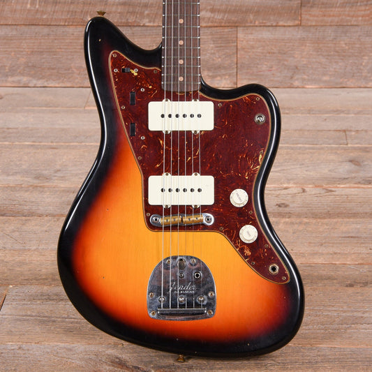 Fender Custom Shop 1962 Jazzmaster Journeyman Relic Aged 3-Color Sunburst Electric Guitars / Solid Body
