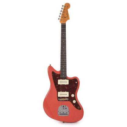 Fender Custom Shop 1962 Jazzmaster Journeyman Relic Super Faded Aged Fiesta Red Electric Guitars / Solid Body