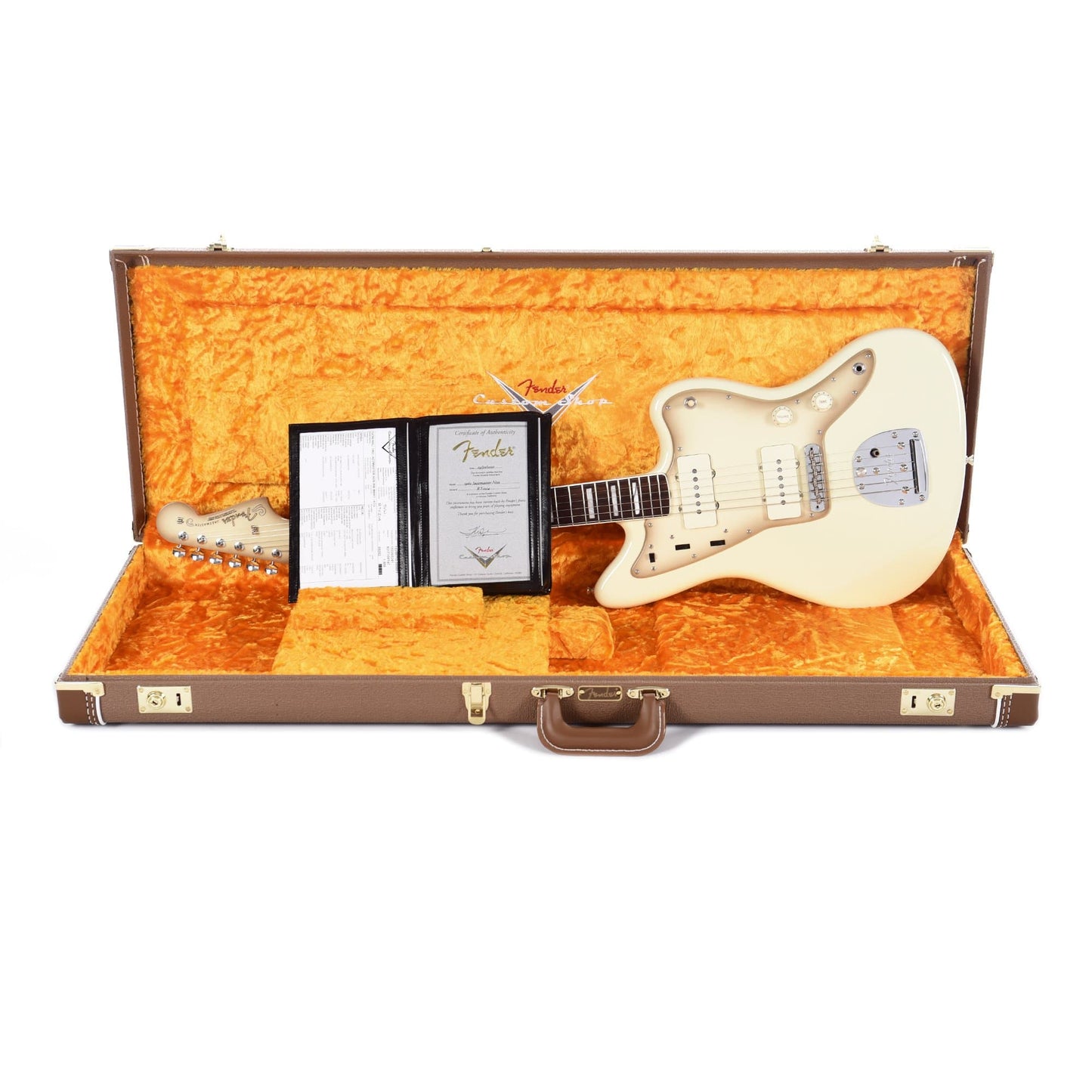 Fender Custom Shop 1962 Jazzmaster NOS Antigua Non-Burst w/Antigua Burst Headstock & Pickguard Master Built by Ron Thorn Electric Guitars / Solid Body