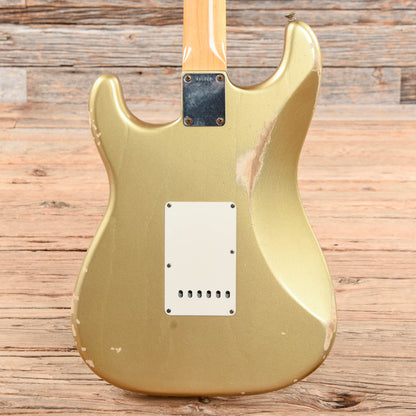 Fender Custom Shop 1962 Stratocaster Relic HSS Ash Aztec Gold Over Vintage Blonde 2013 Electric Guitars / Solid Body