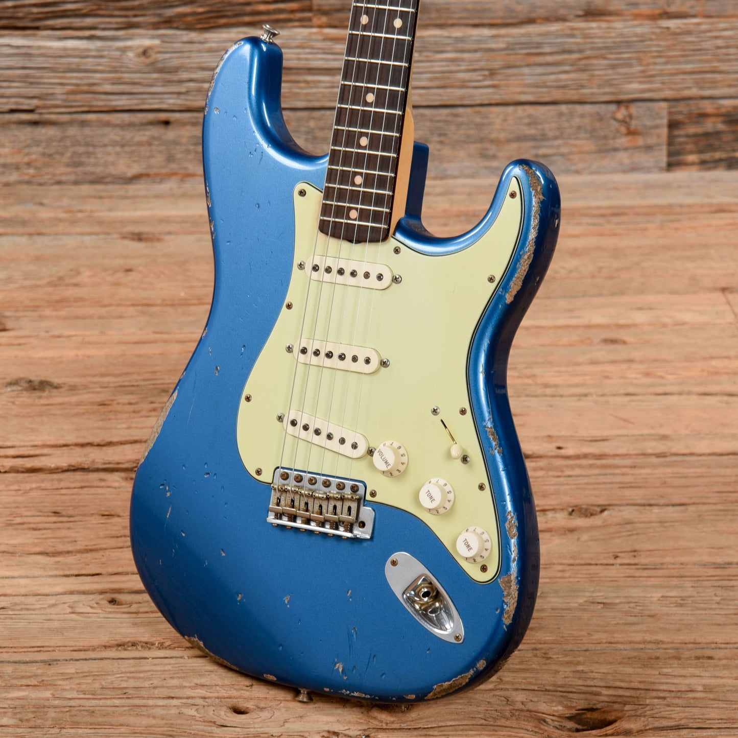Fender Custom Shop 1962 Stratocaster Relic Lake Placid Blue 2004 Electric Guitars / Solid Body