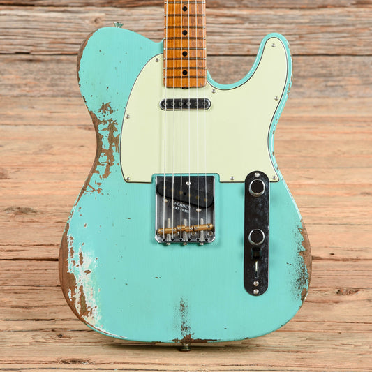 Fender Custom Shop 1962 Telecaster Relic Surf Green 2019 Electric Guitars / Solid Body