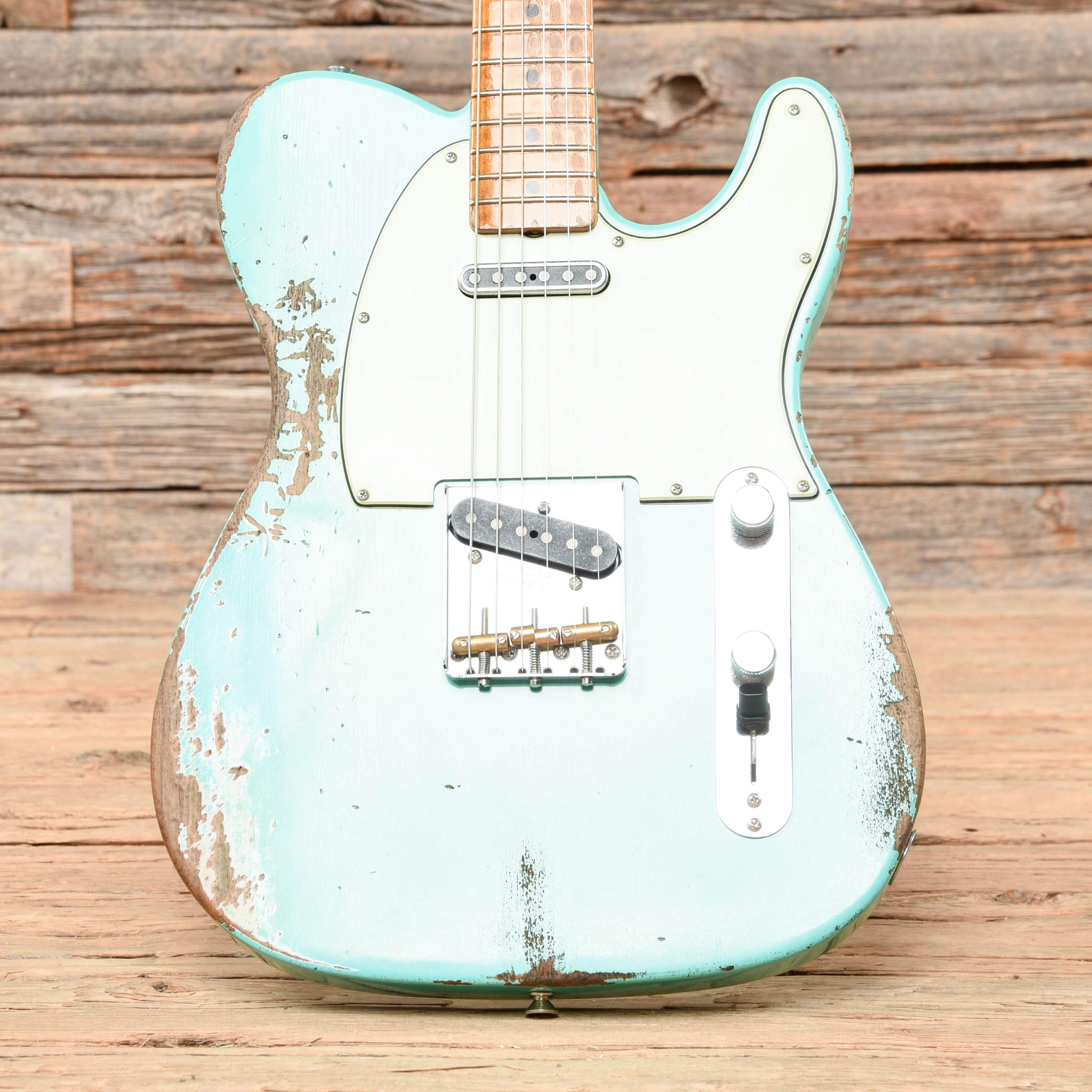 Fender Custom Shop 1962 Telecaster Relic Surf Green 2019 Electric Guitars / Solid Body