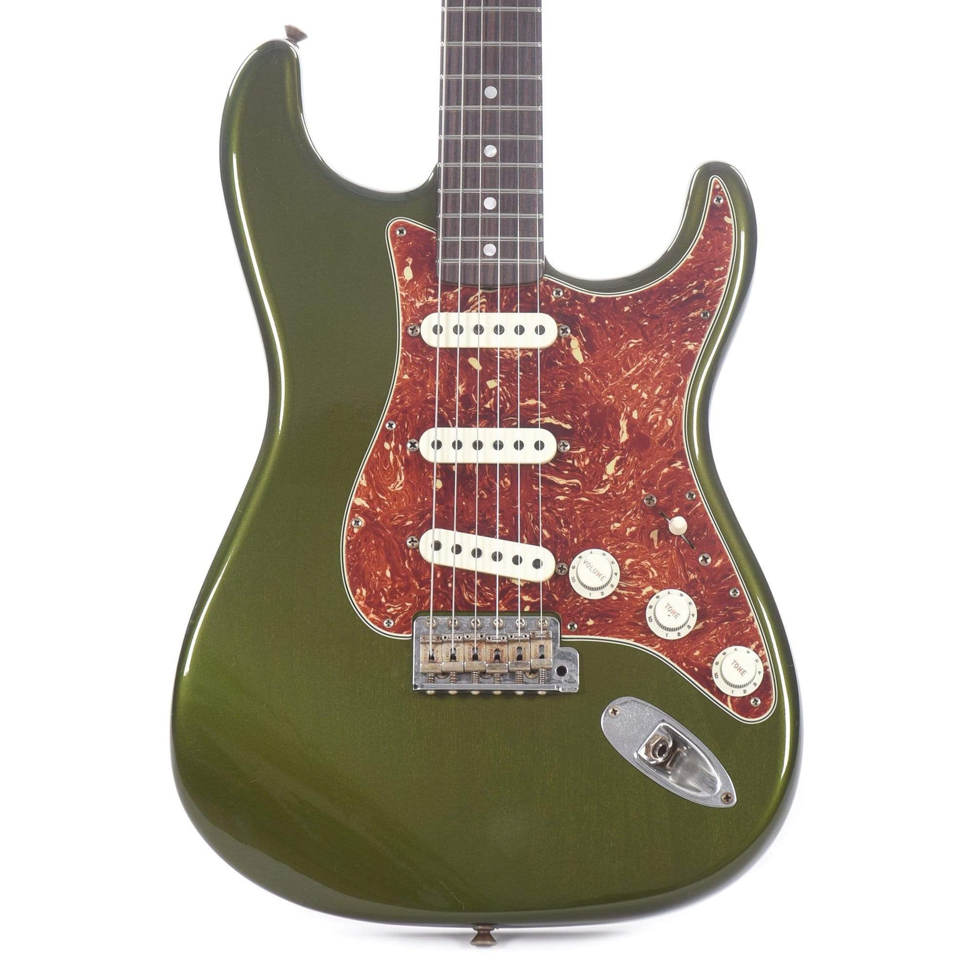 Fender Custom Shop 1963 Stratocaster "CME Spec" Deluxe Closet Classic Aged Cadillac Green Master Built by Carlos Lopez Electric Guitars / Solid Body