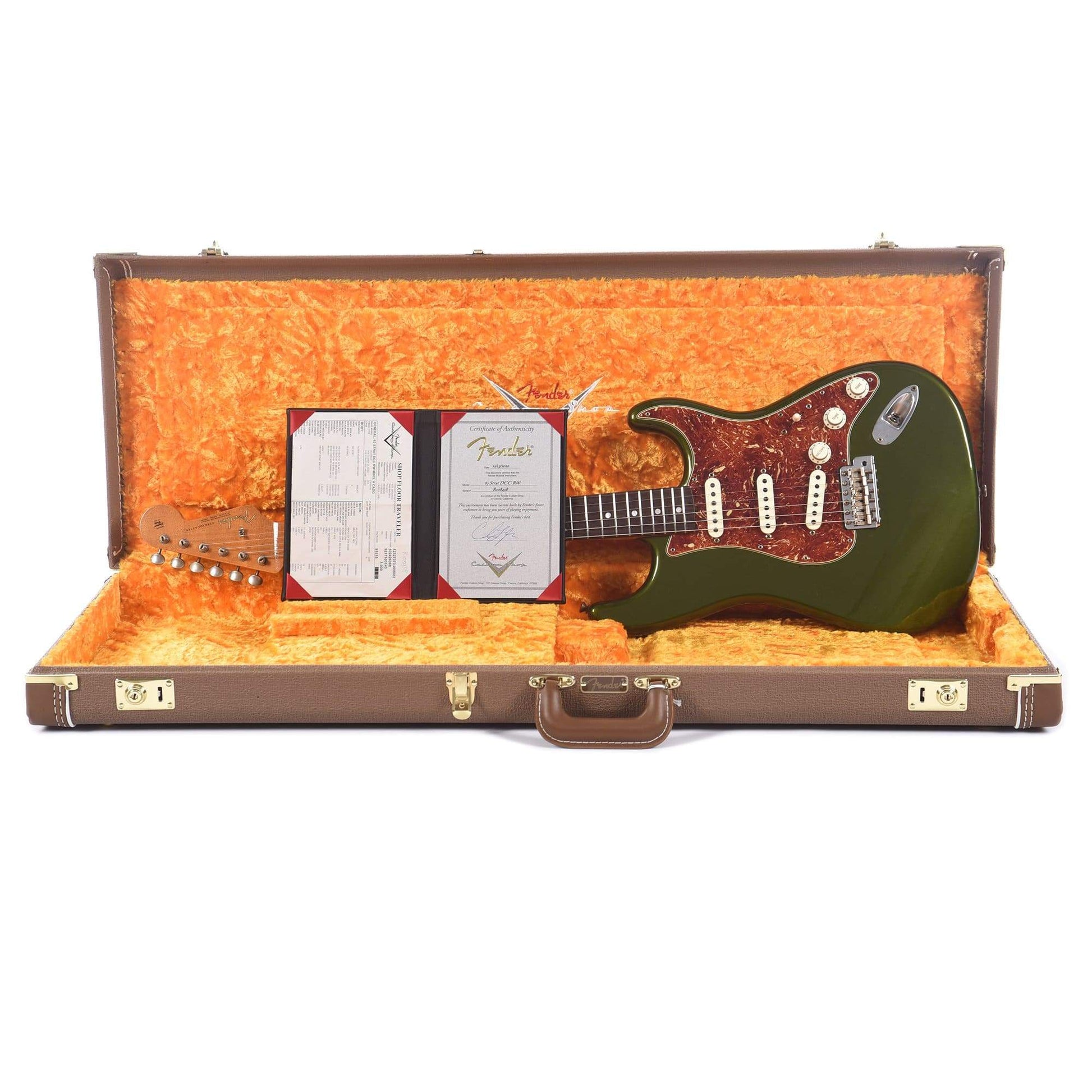 Fender Custom Shop 1963 Stratocaster "CME Spec" Deluxe Closet Classic Aged Cadillac Green Master Built by Carlos Lopez Electric Guitars / Solid Body