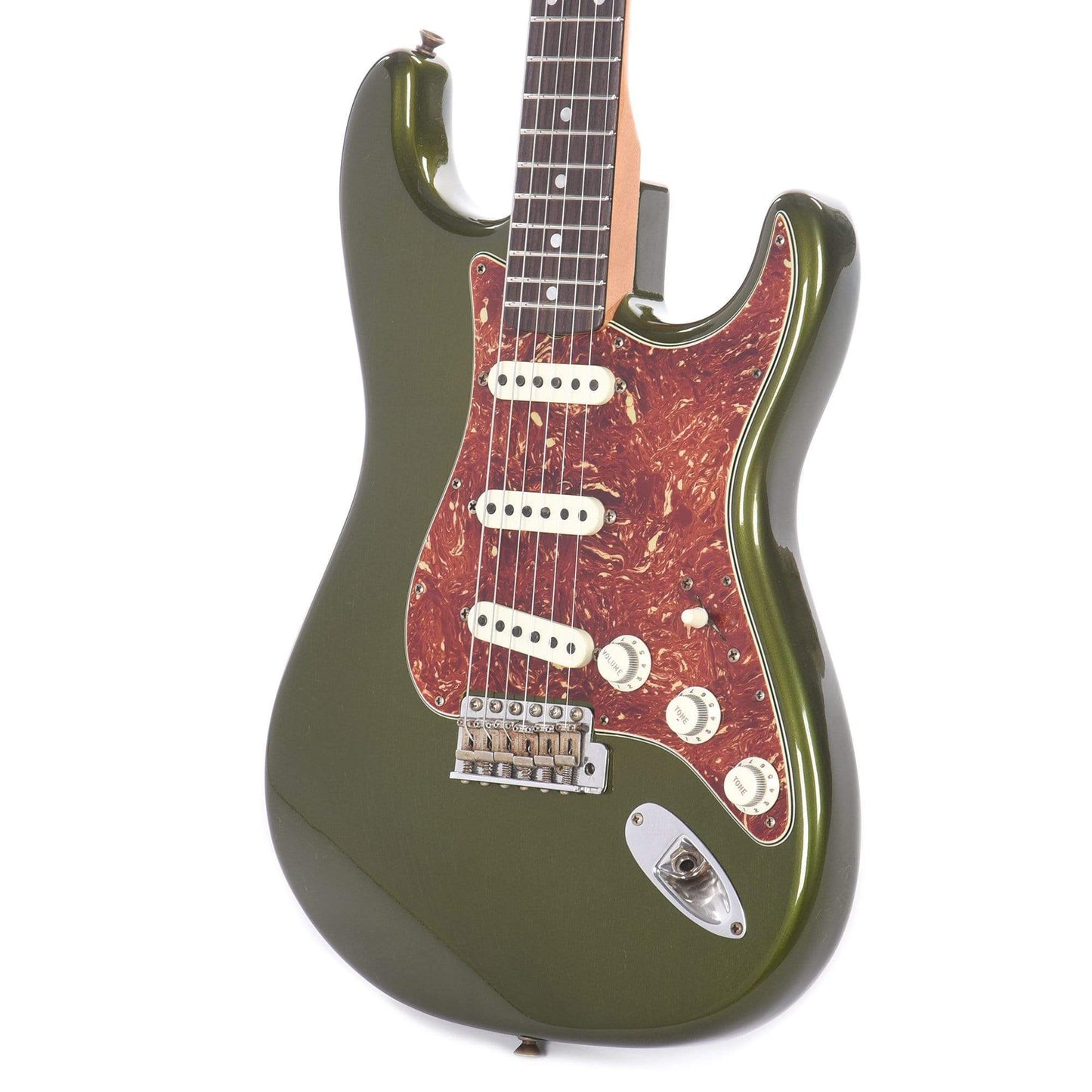 Fender Custom Shop 1963 Stratocaster "CME Spec" Deluxe Closet Classic Aged Cadillac Green Master Built by Carlos Lopez Electric Guitars / Solid Body