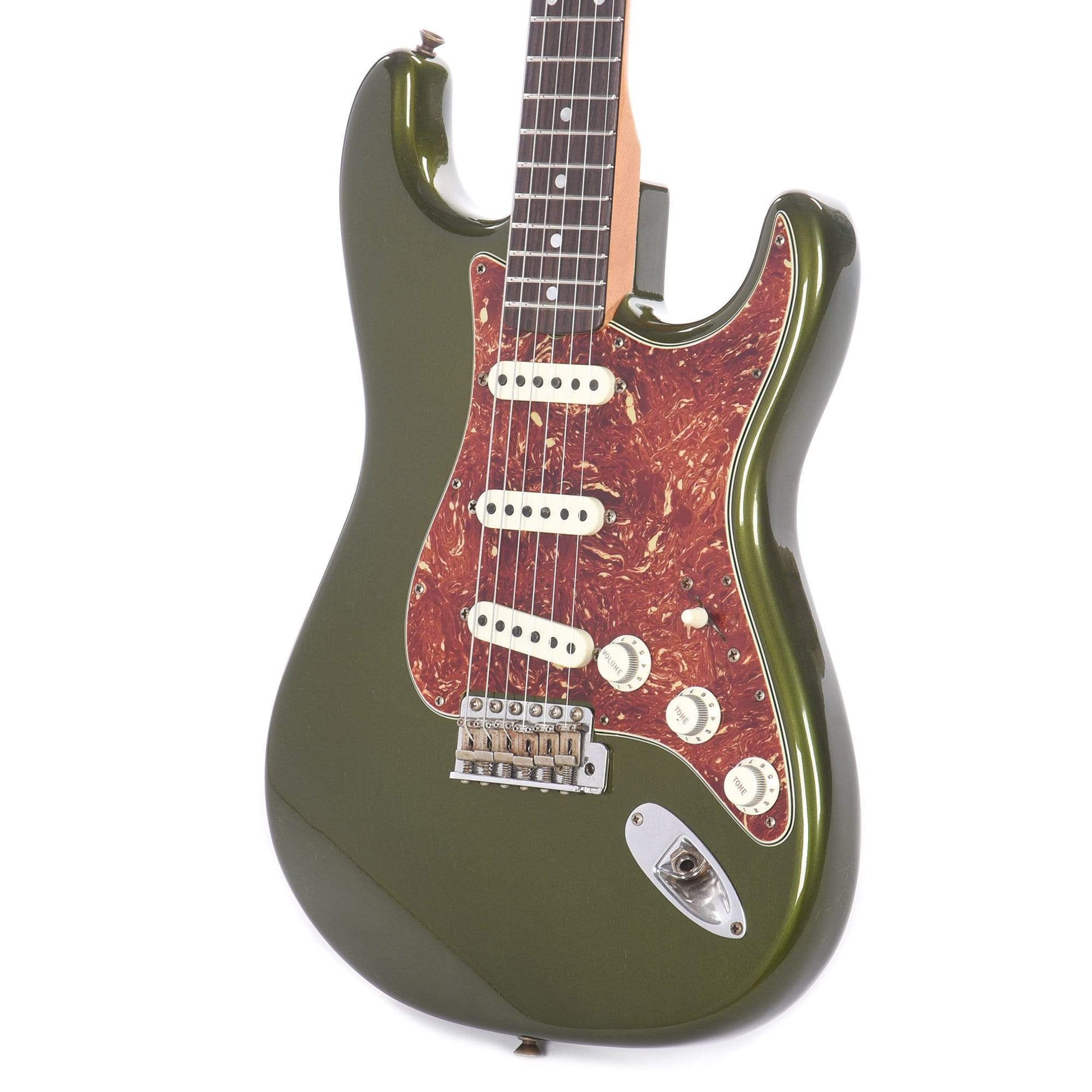 Fender Custom Shop 1963 Stratocaster "CME Spec" Deluxe Closet Classic Aged Cadillac Green Master Built by Carlos Lopez Electric Guitars / Solid Body