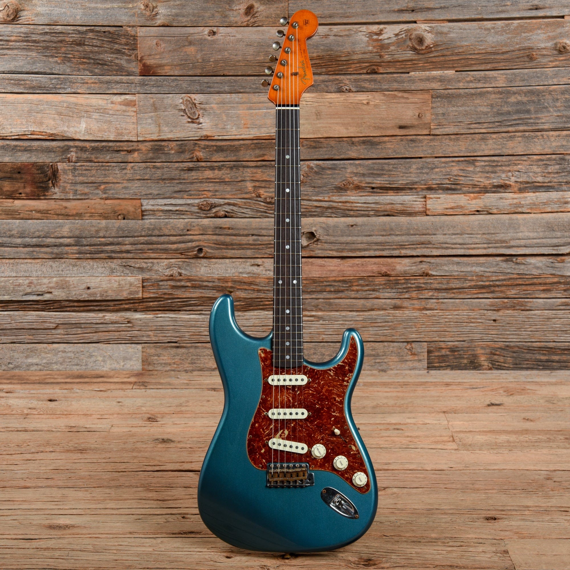 Fender Custom Shop 1963 Stratocaster DCC Master Built by Carlos Lopez Super Aged Lake Placid Blue 2021 Electric Guitars / Solid Body