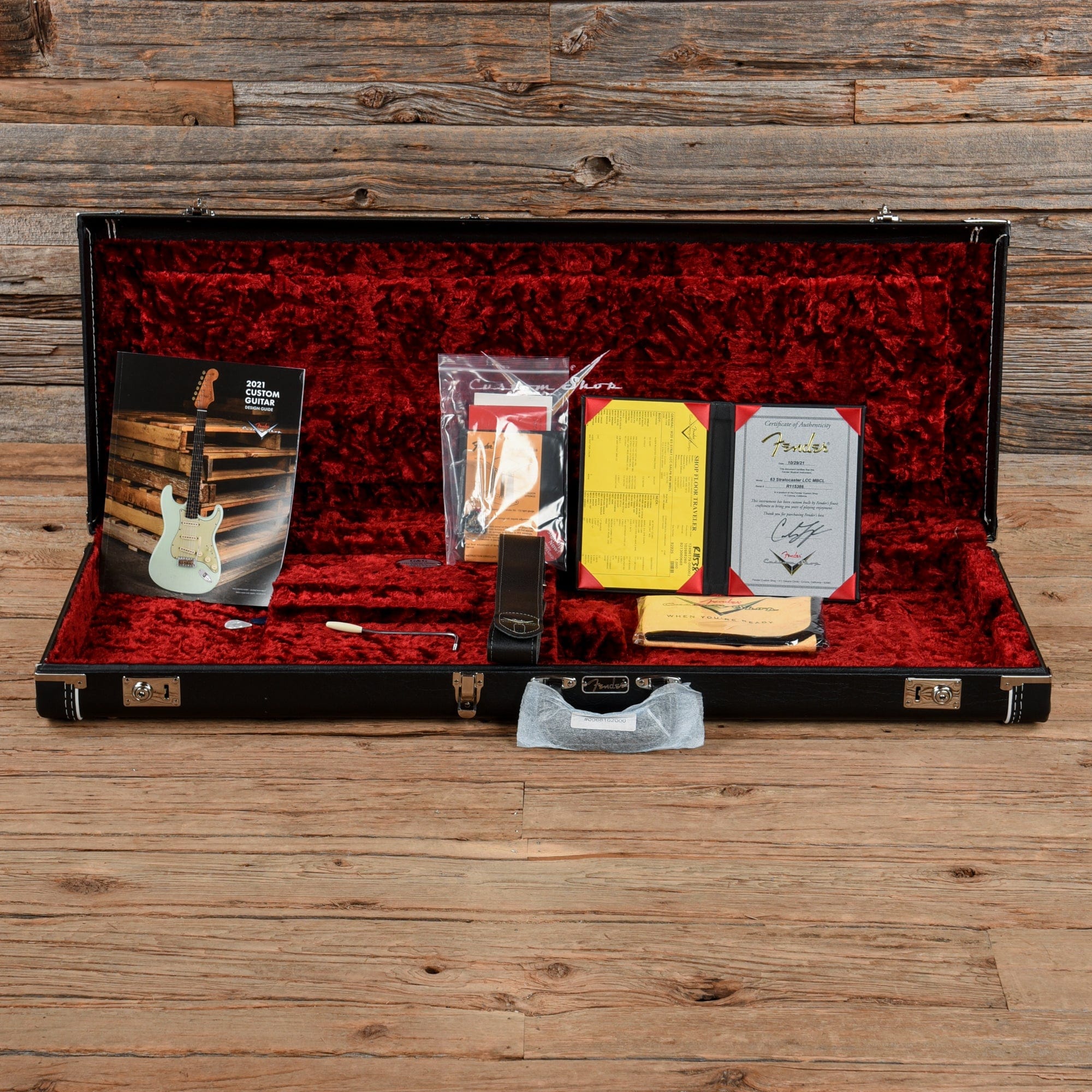 Fender Custom Shop 1963 Stratocaster DCC Master Built by Carlos Lopez Super Aged Lake Placid Blue 2021 Electric Guitars / Solid Body