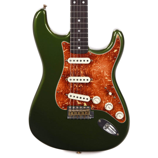 Fender Custom Shop 1963 Stratocaster Deluxe Closet Classic Aged Cadillac Green Master Built by Carlos Lopez Electric Guitars / Solid Body