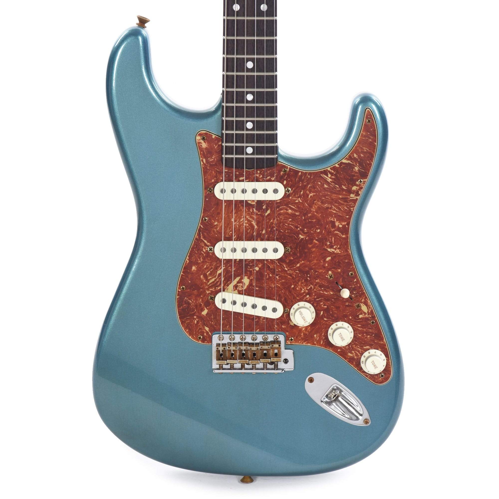 Fender Custom Shop 1963 Stratocaster Deluxe Closet Classic Super Aged Lake Placid Blue Master Built by Carlos Lopez Electric Guitars / Solid Body