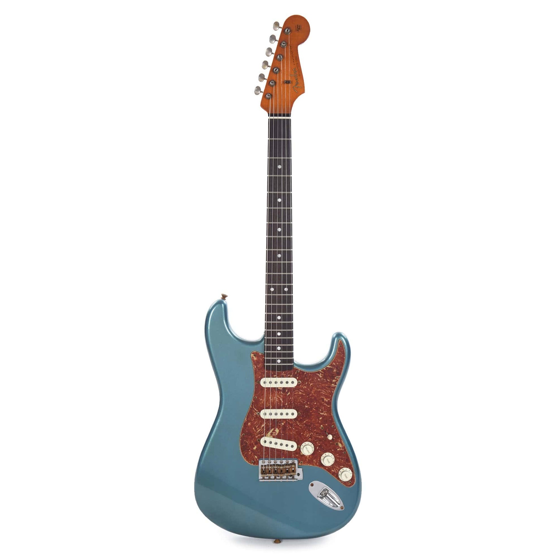 Fender Custom Shop 1963 Stratocaster Deluxe Closet Classic Super Aged Lake Placid Blue Master Built by Carlos Lopez Electric Guitars / Solid Body