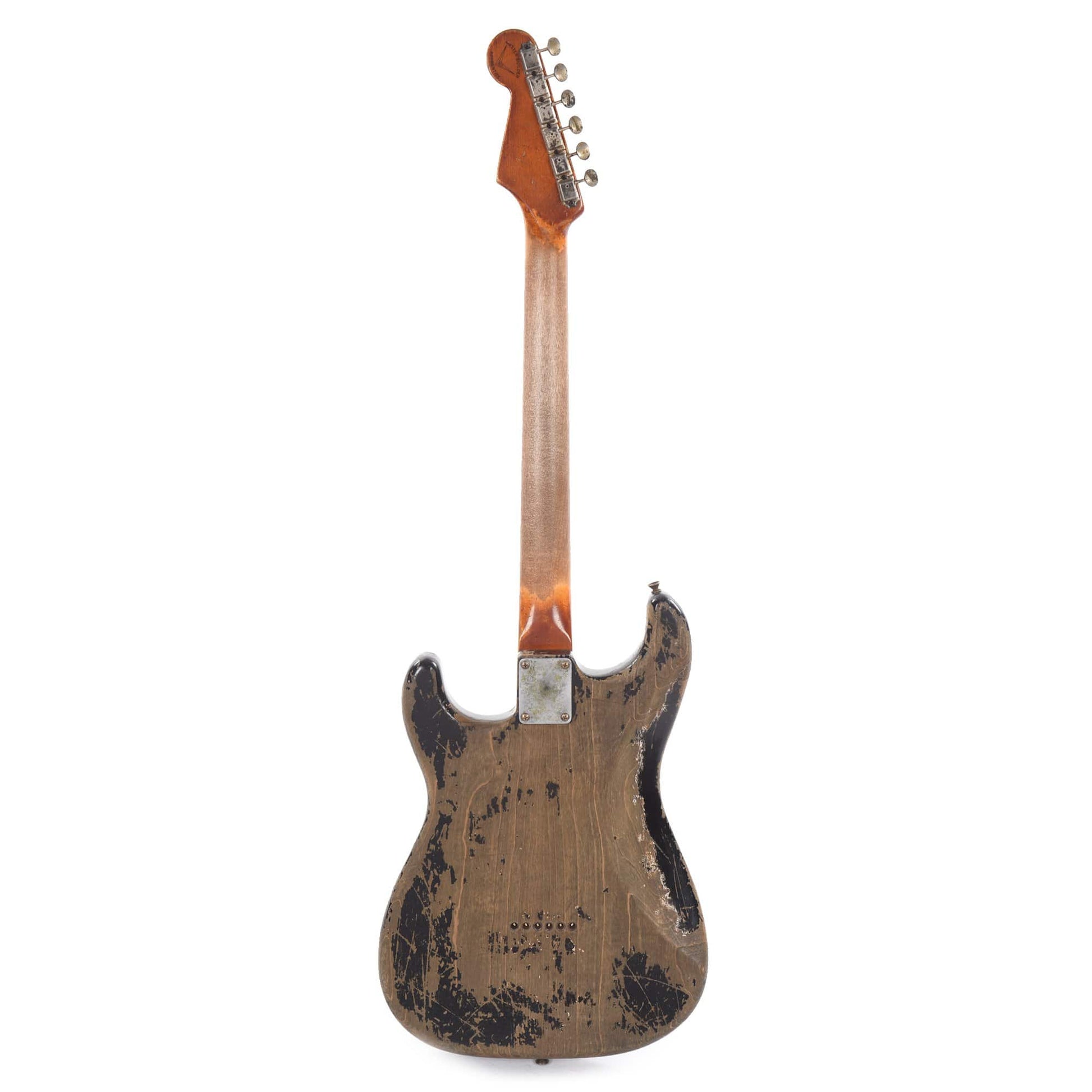 Fender Custom Shop 1963 Stratocaster Hardtail Heavy Relic Aged Black Apprentice Built by George Ruiz Electric Guitars / Solid Body