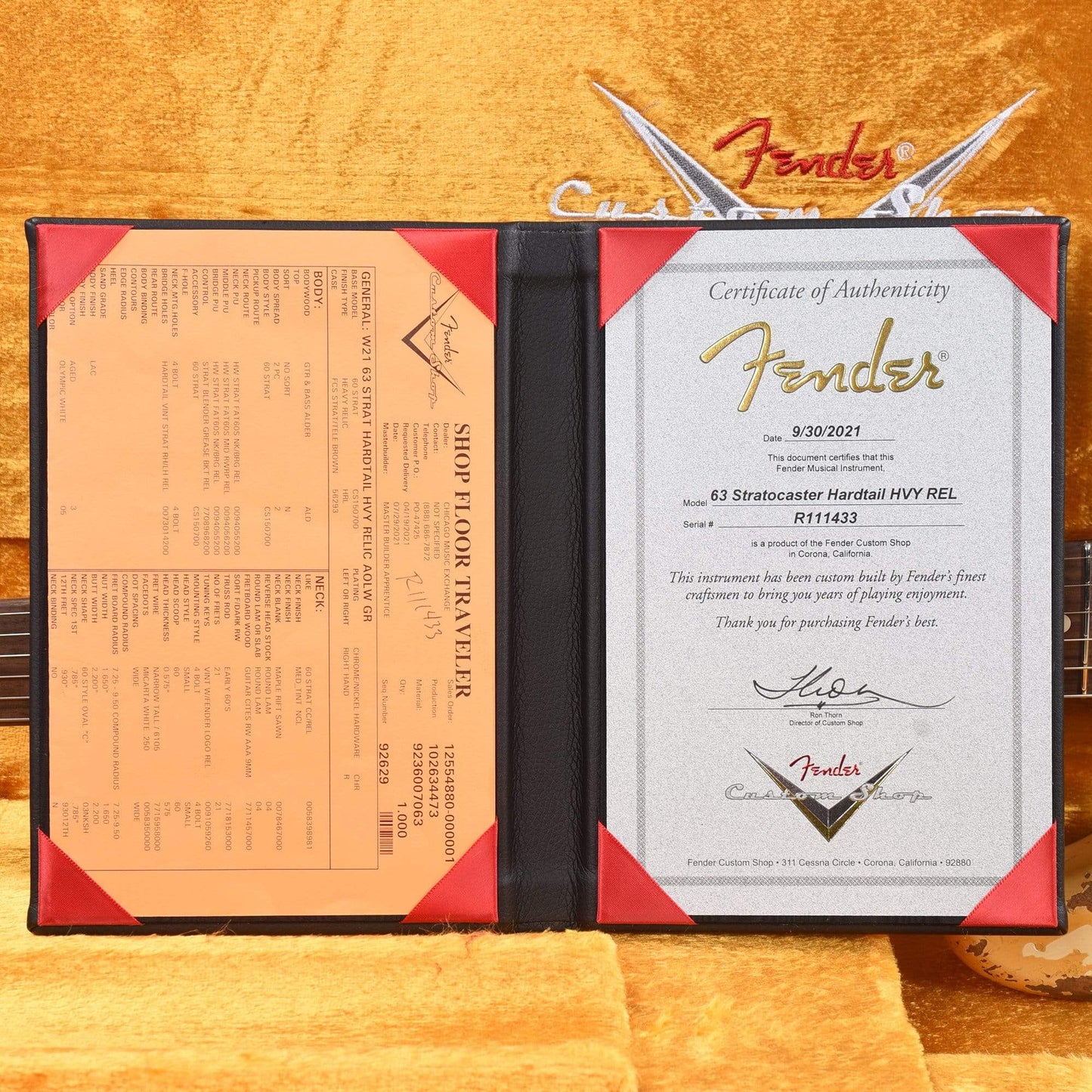 Fender Custom Shop 1963 Stratocaster Hardtail Heavy Relic Aged Olympic White Apprentice Built by George Ruiz Electric Guitars / Solid Body