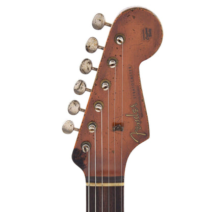 Fender Custom Shop 1963 Stratocaster Hardtail Heavy Relic Super Aged Lake Placid Blue Apprentice Built by George Ruiz Electric Guitars / Solid Body