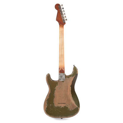 Fender Custom Shop 1963 Stratocaster Hardtail Heavy Relic Super Aged Lake Placid Blue Apprentice Built by George Ruiz Electric Guitars / Solid Body