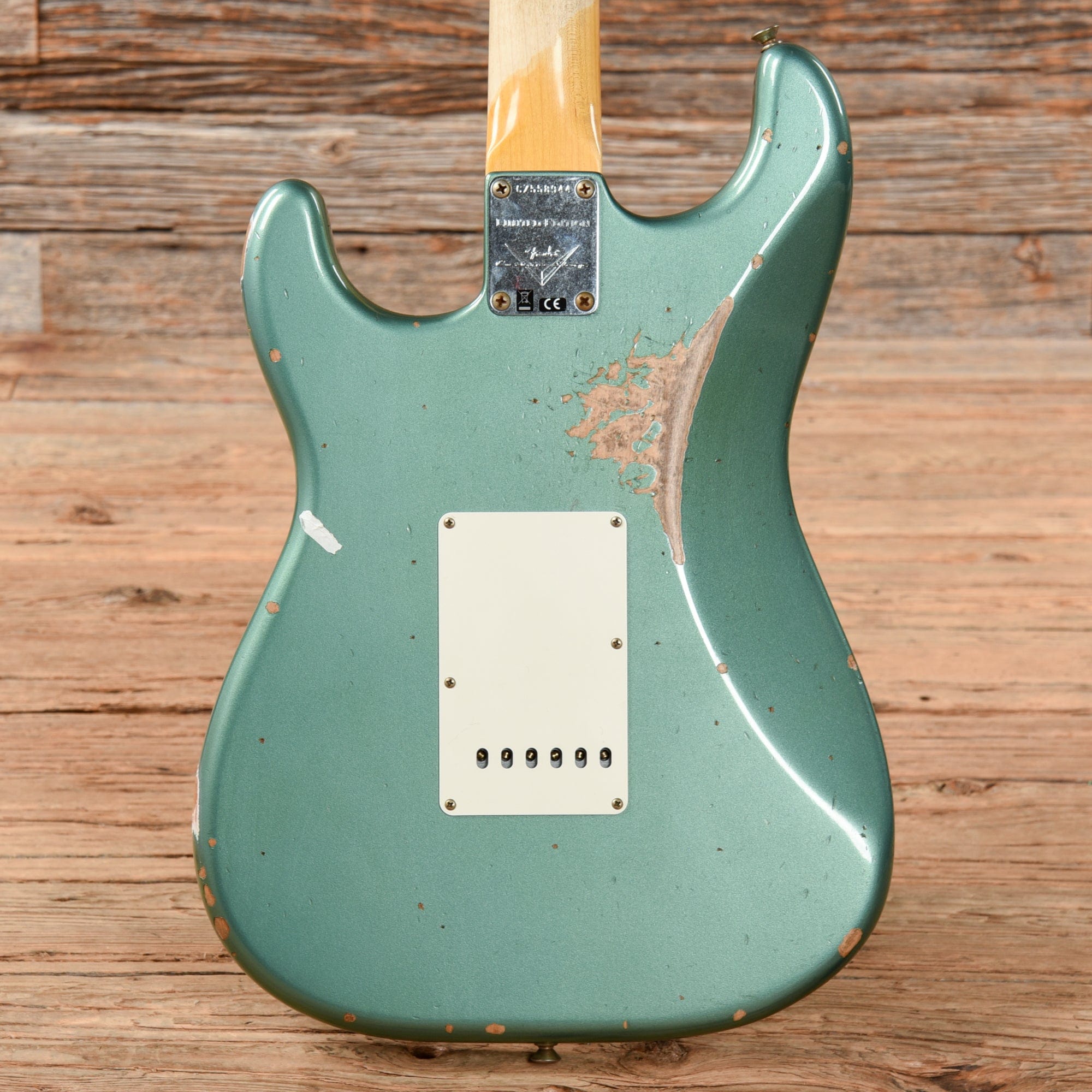 Fender Custom Shop 1963 Stratocaster Heavy Relic Faded Aged Sage Green Metallic 2022 Electric Guitars / Solid Body