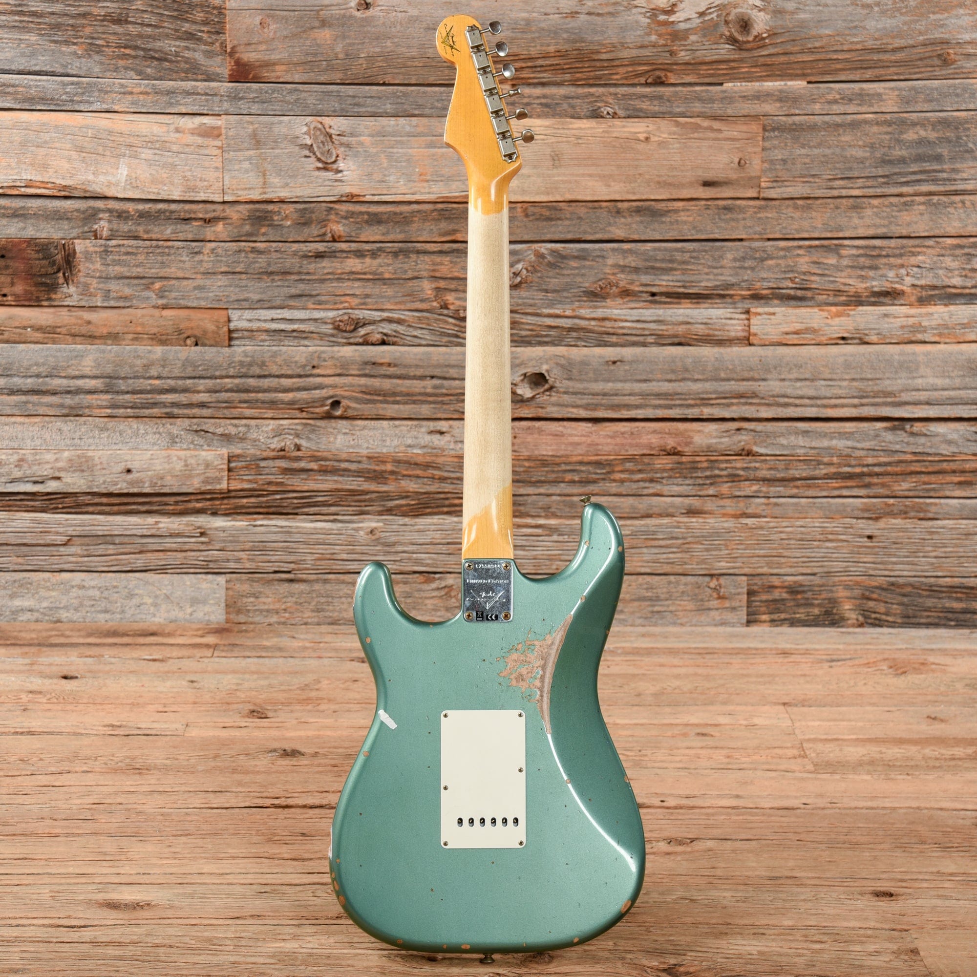 Fender Custom Shop 1963 Stratocaster Heavy Relic Faded Aged Sage Green Metallic 2022 Electric Guitars / Solid Body