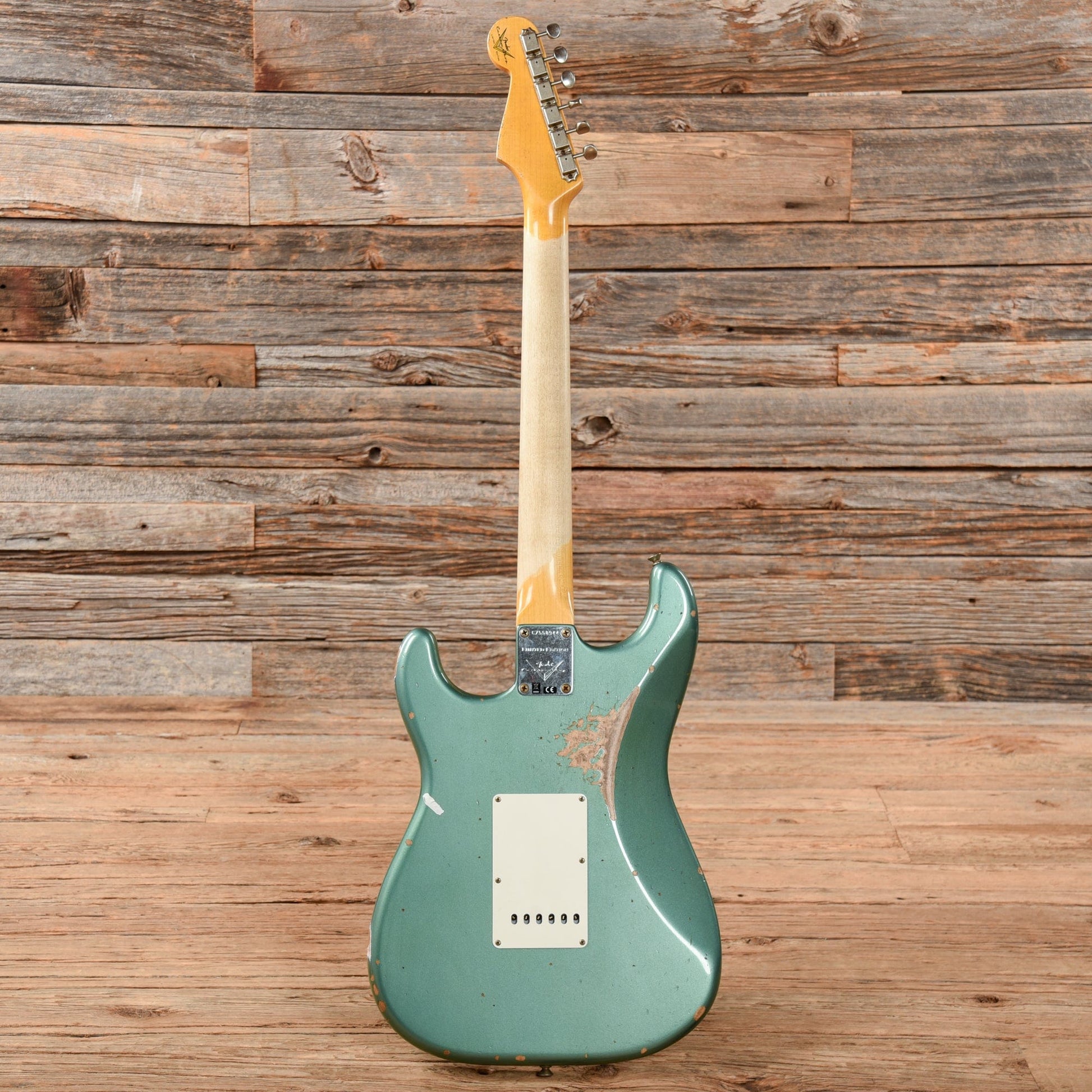 Fender Custom Shop 1963 Stratocaster Heavy Relic Faded Aged Sage Green Metallic 2022 Electric Guitars / Solid Body