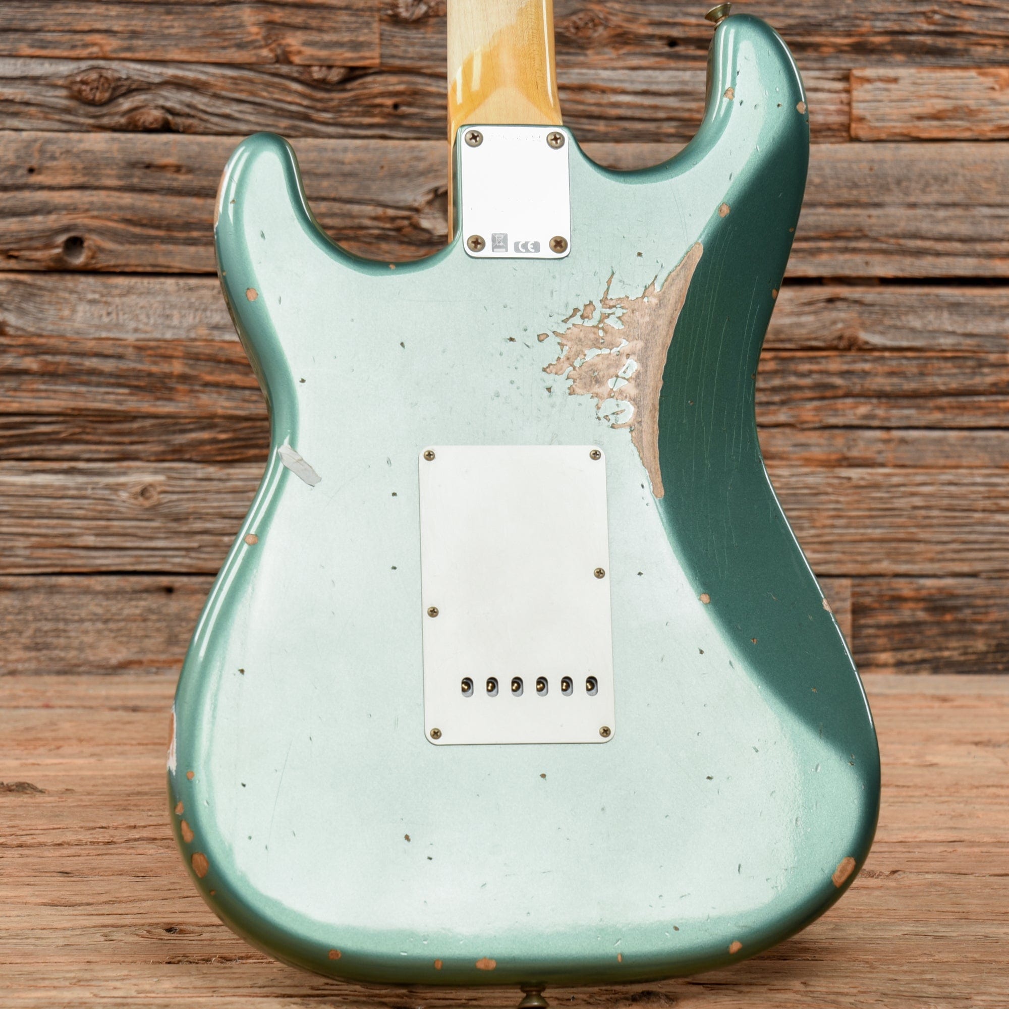 Fender Custom Shop 1963 Stratocaster Heavy Relic Faded Aged Sage Green Metallic 2022 Electric Guitars / Solid Body