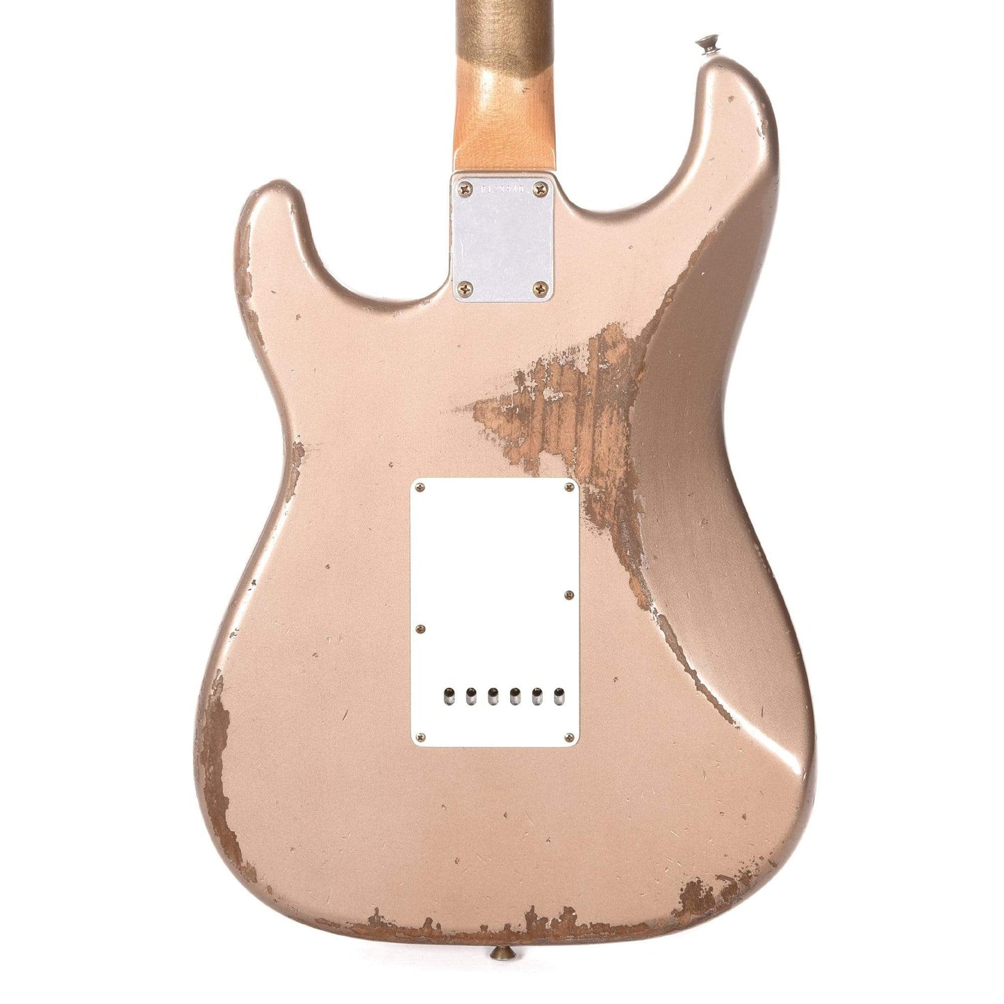 Fender Custom Shop 1963 Stratocaster Heavy Relic Shoreline Gold Master Built by Carlos Lopez Electric Guitars / Solid Body