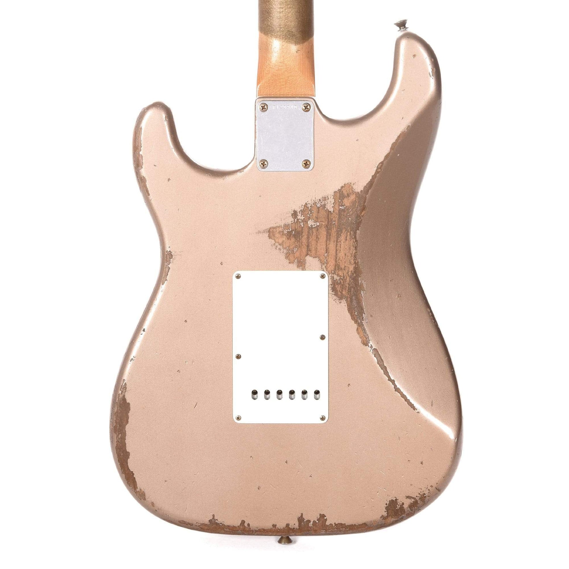 Fender Custom Shop 1963 Stratocaster Heavy Relic Shoreline Gold Master Built by Carlos Lopez Electric Guitars / Solid Body