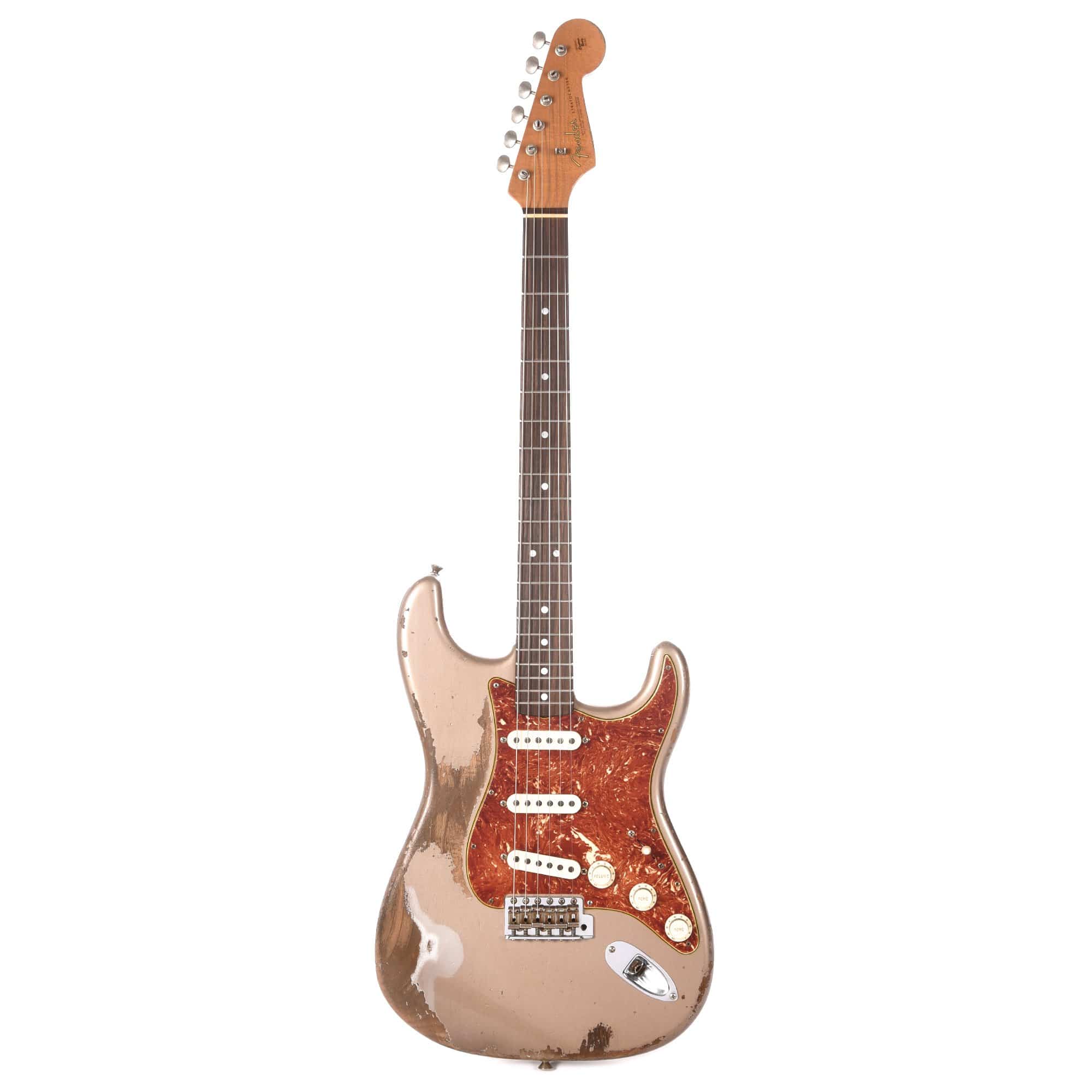 Fender Custom Shop 1963 Stratocaster Heavy Relic Shoreline Gold Master Built by Carlos Lopez Electric Guitars / Solid Body