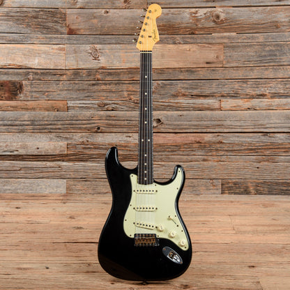 Fender Custom Shop 1963 Stratocaster Journeyman Relic Aged Black 2021 Electric Guitars / Solid Body