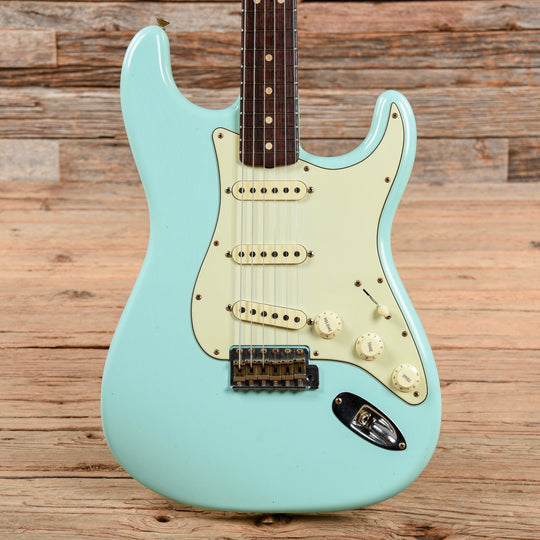 Fender Custom Shop 1963 Stratocaster Journeyman Relic Aged Surf Green 2022 Electric Guitars / Solid Body