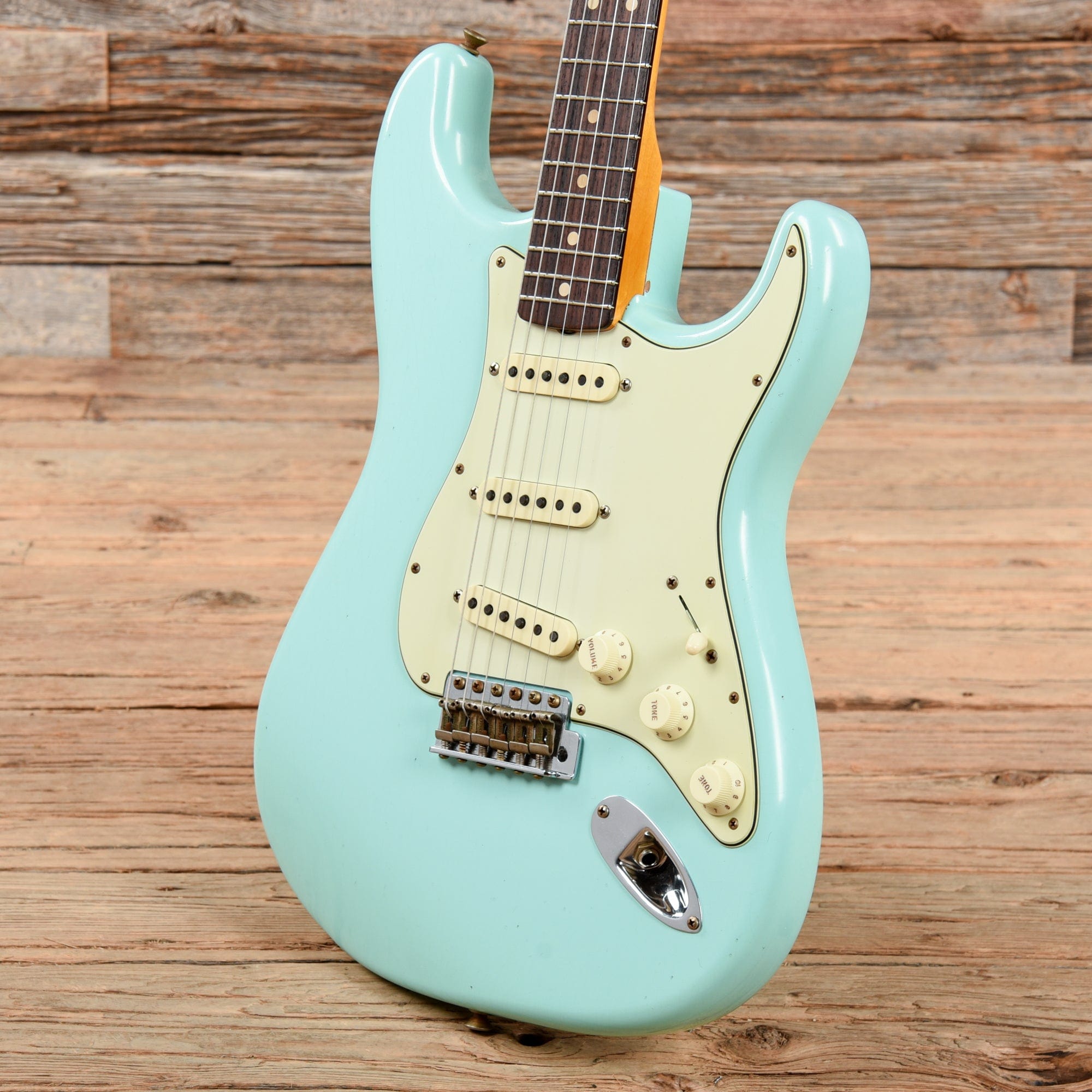 Fender Custom Shop 1963 Stratocaster Journeyman Relic Aged Surf Green 2022 Electric Guitars / Solid Body