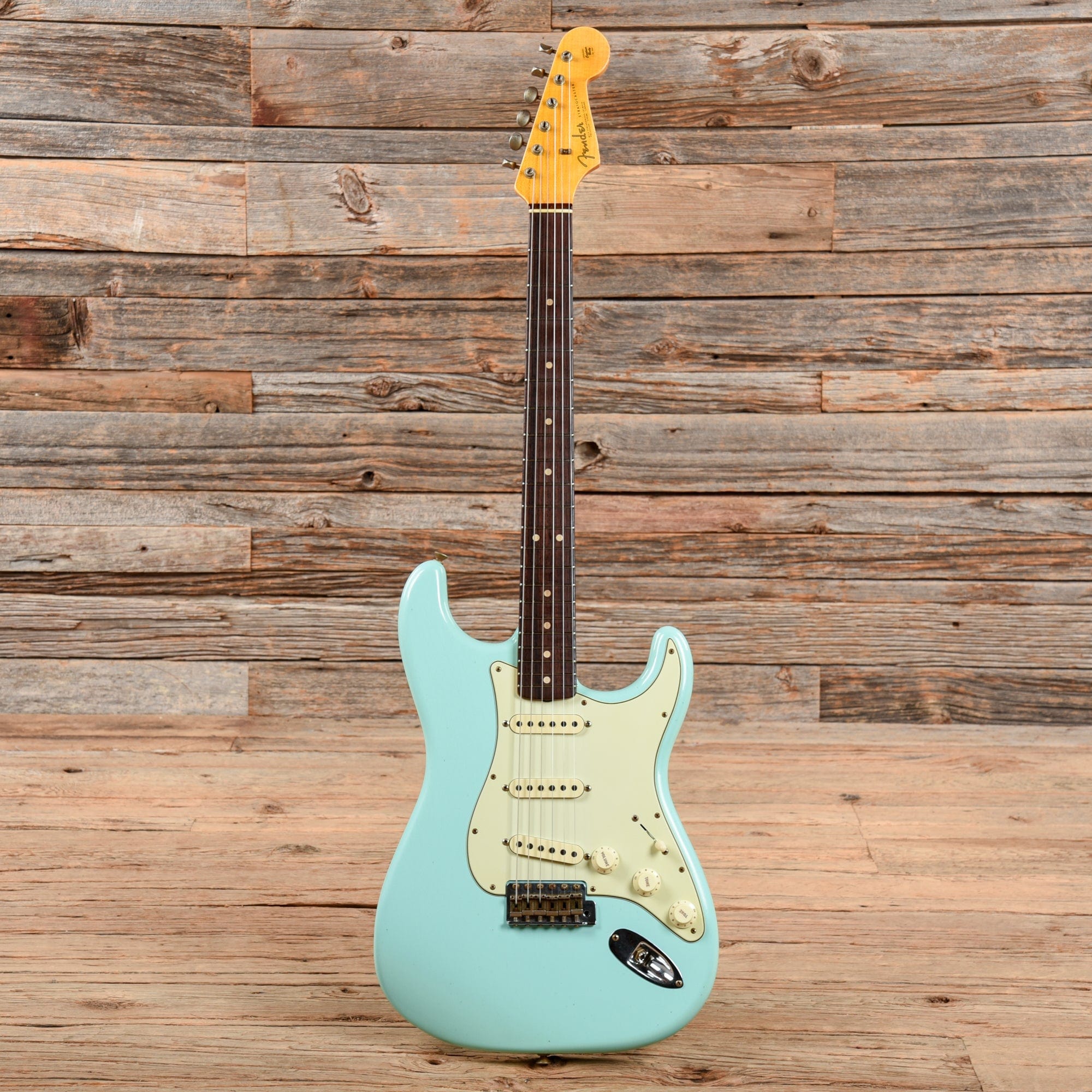 Fender Custom Shop 1963 Stratocaster Journeyman Relic Aged Surf Green 2022 Electric Guitars / Solid Body